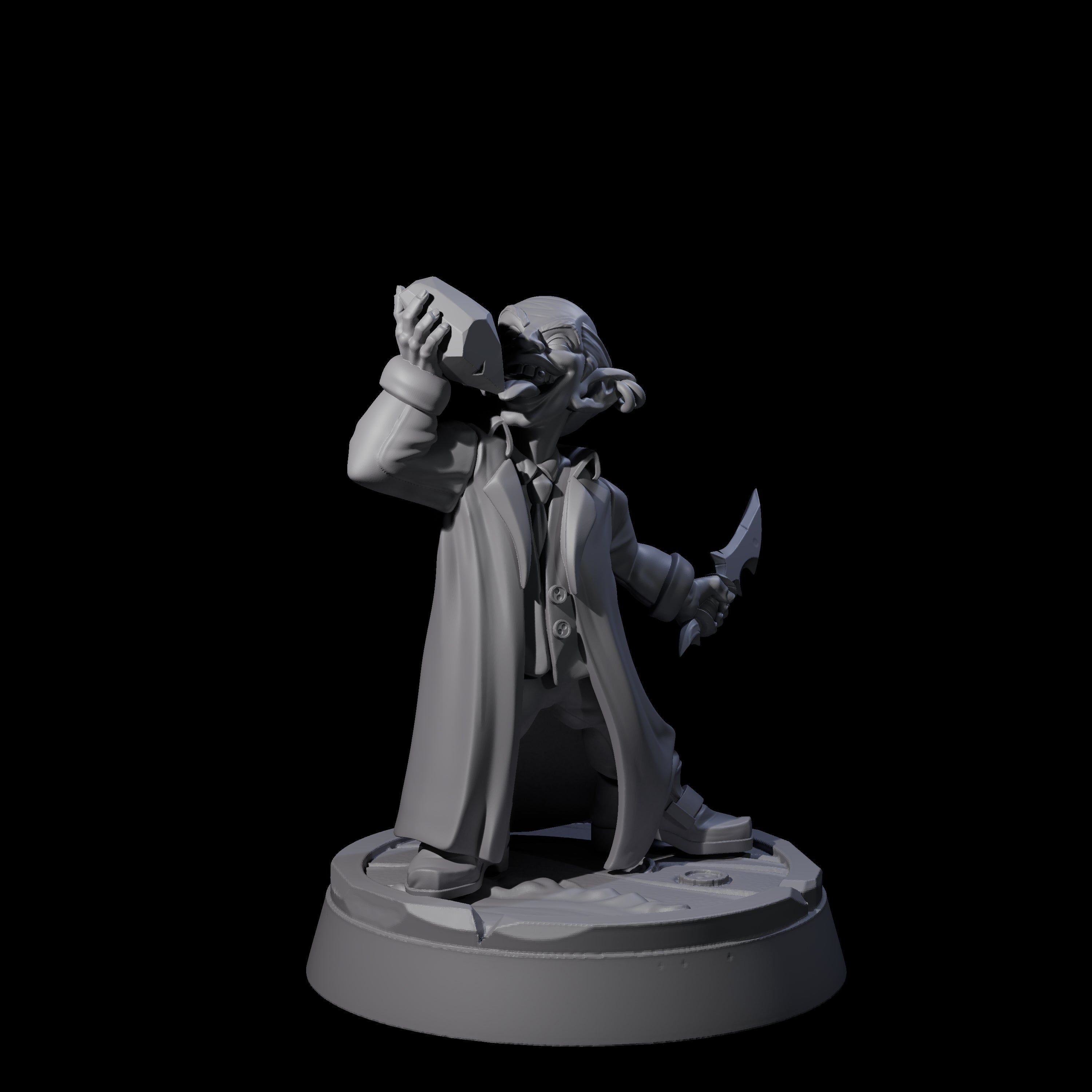 Nefarious Human Crime Bosses Miniature for Dungeons and Dragons, Pathfinder or other TTRPGs
