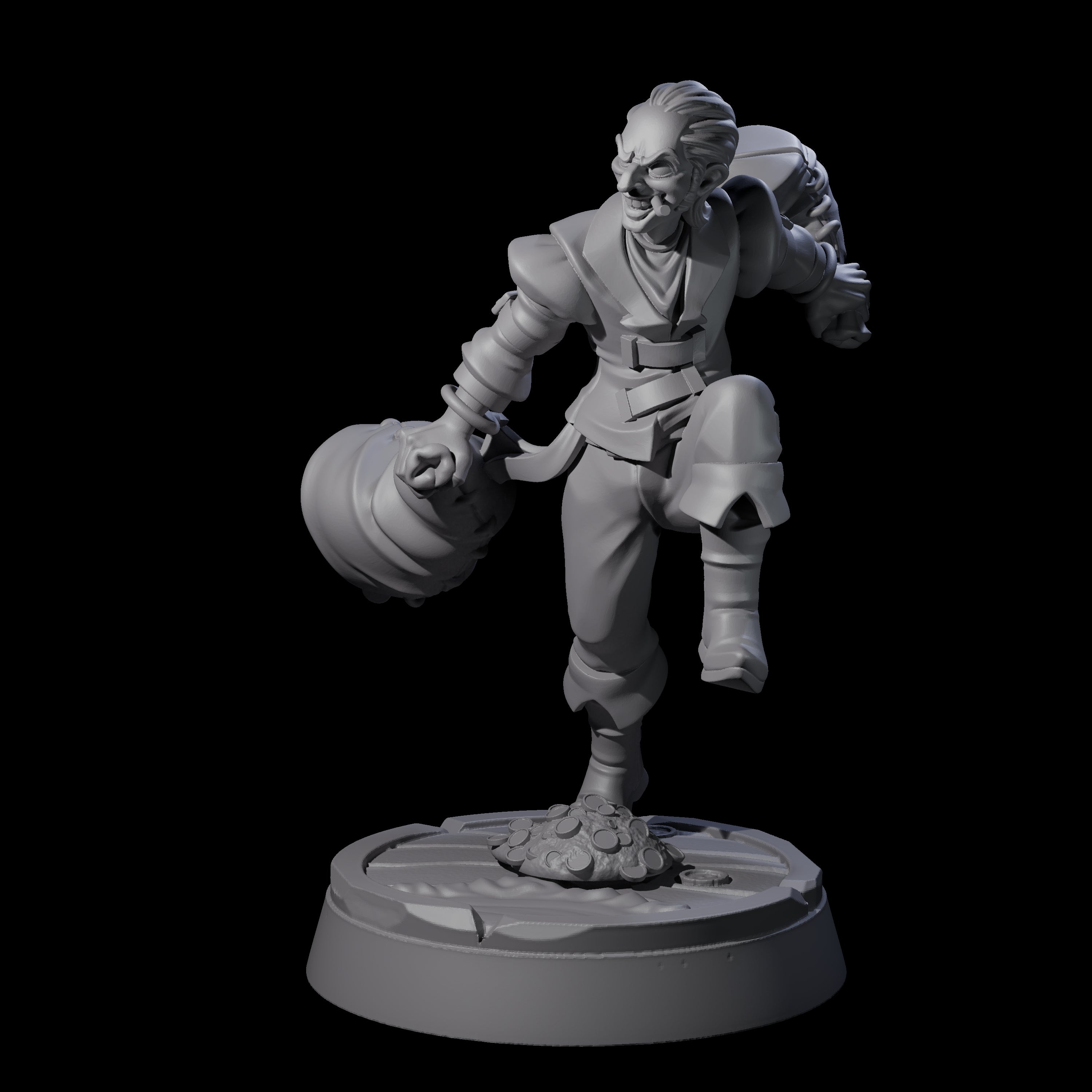 Nefarious Human Crime Bosses Miniature for Dungeons and Dragons, Pathfinder or other TTRPGs