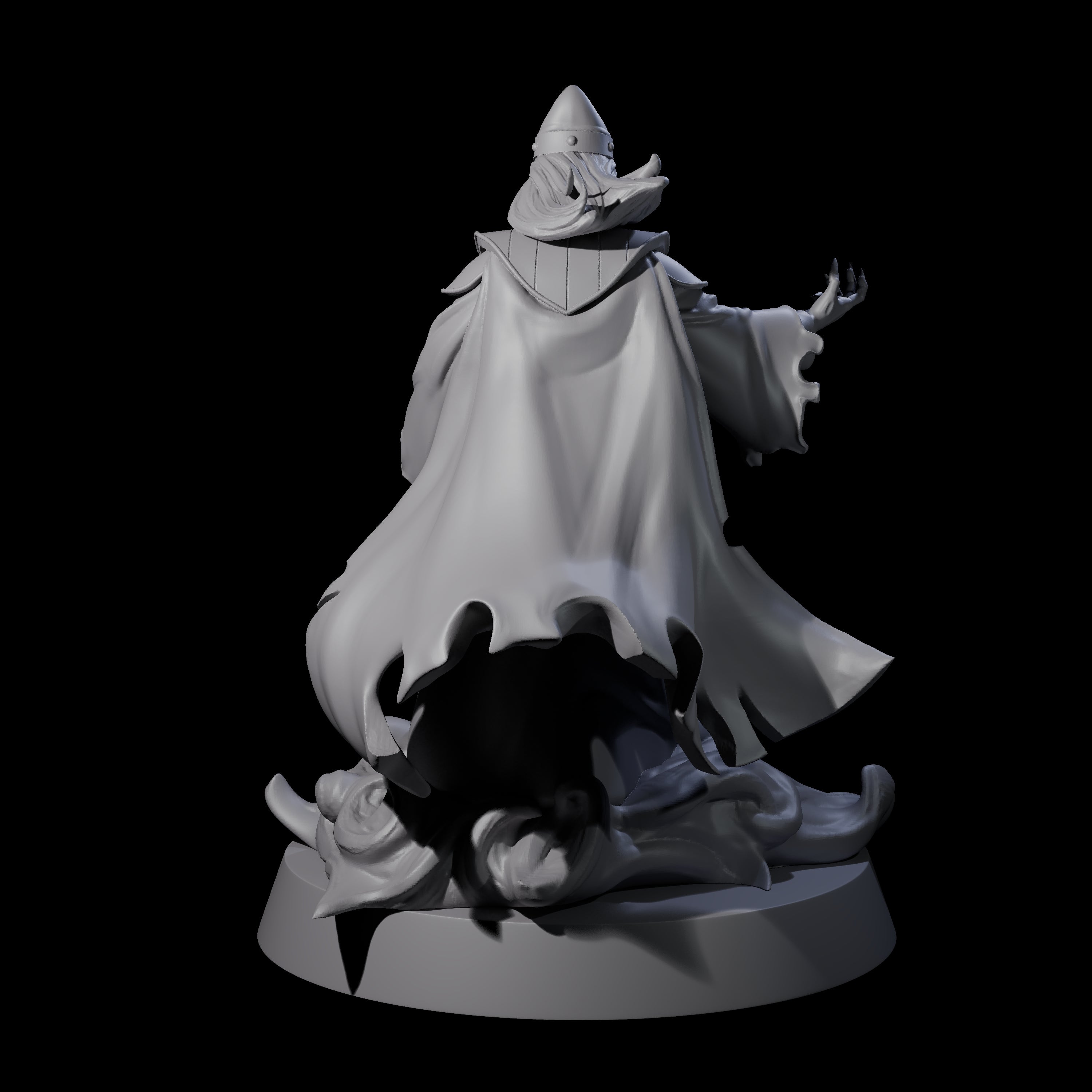 Nefarious Shadow Ruler Miniature for Dungeons and Dragons, Pathfinder or other TTRPGs