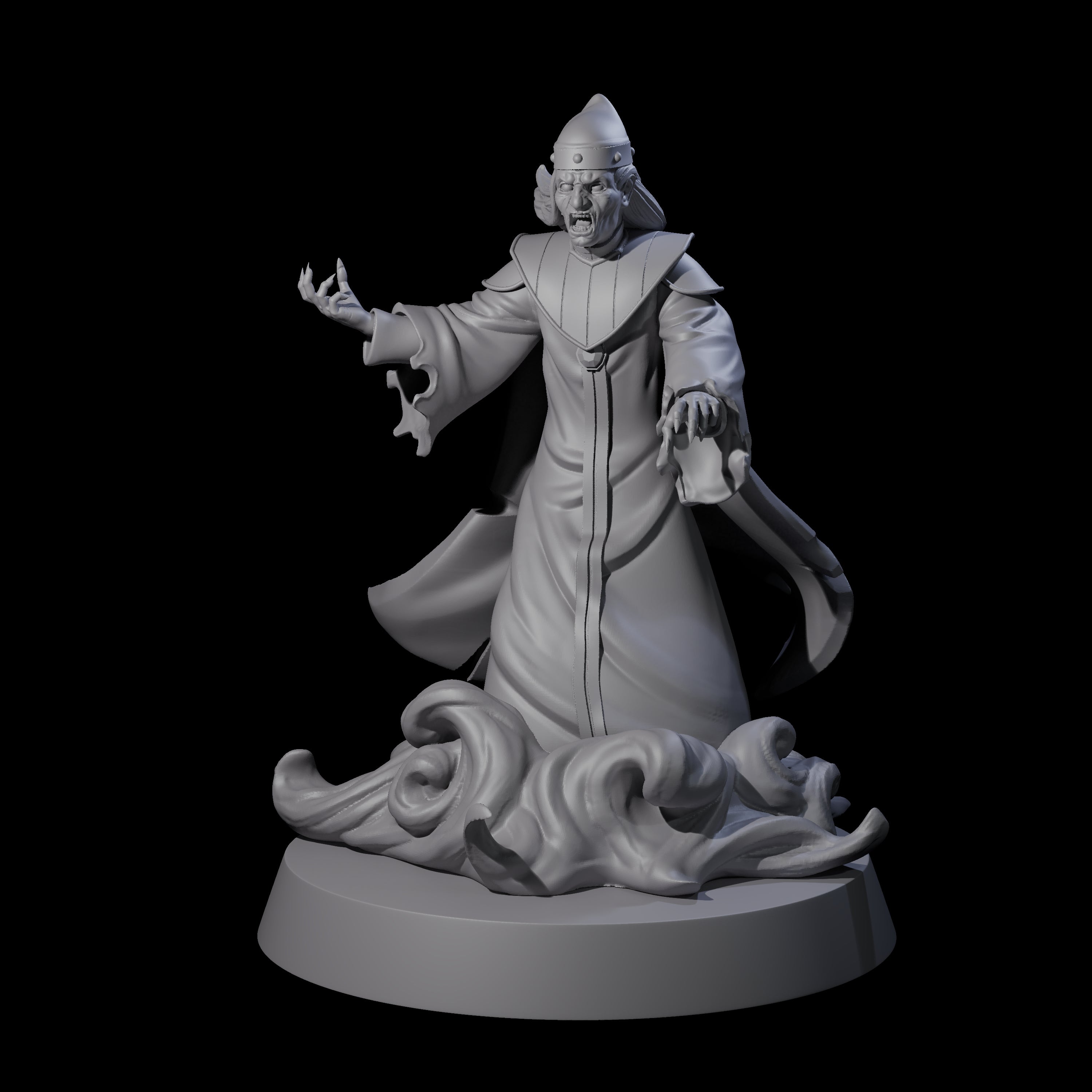 Nefarious Shadow Ruler Miniature for Dungeons and Dragons, Pathfinder or other TTRPGs