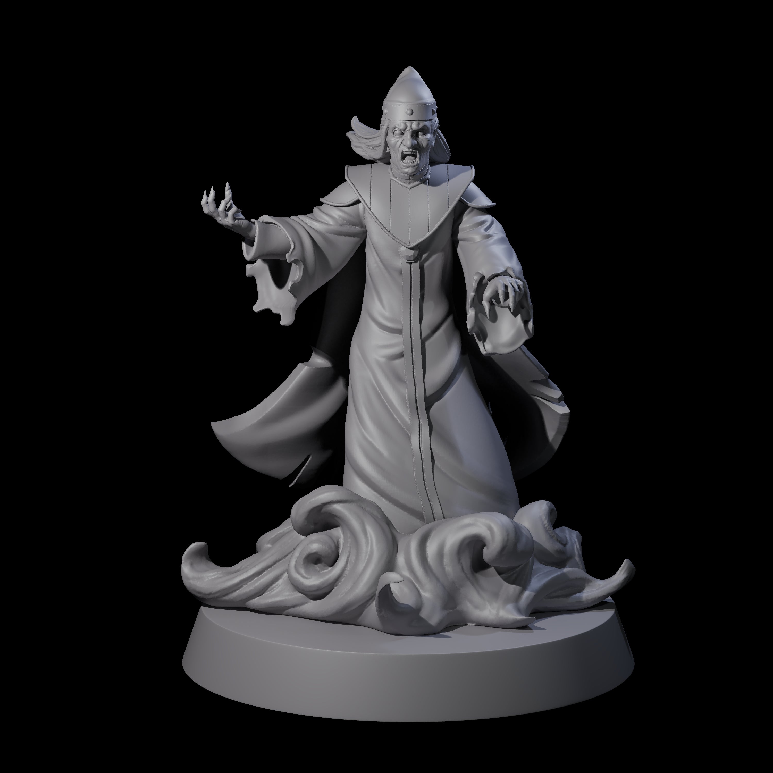Nefarious Shadow Ruler Miniature for Dungeons and Dragons, Pathfinder or other TTRPGs