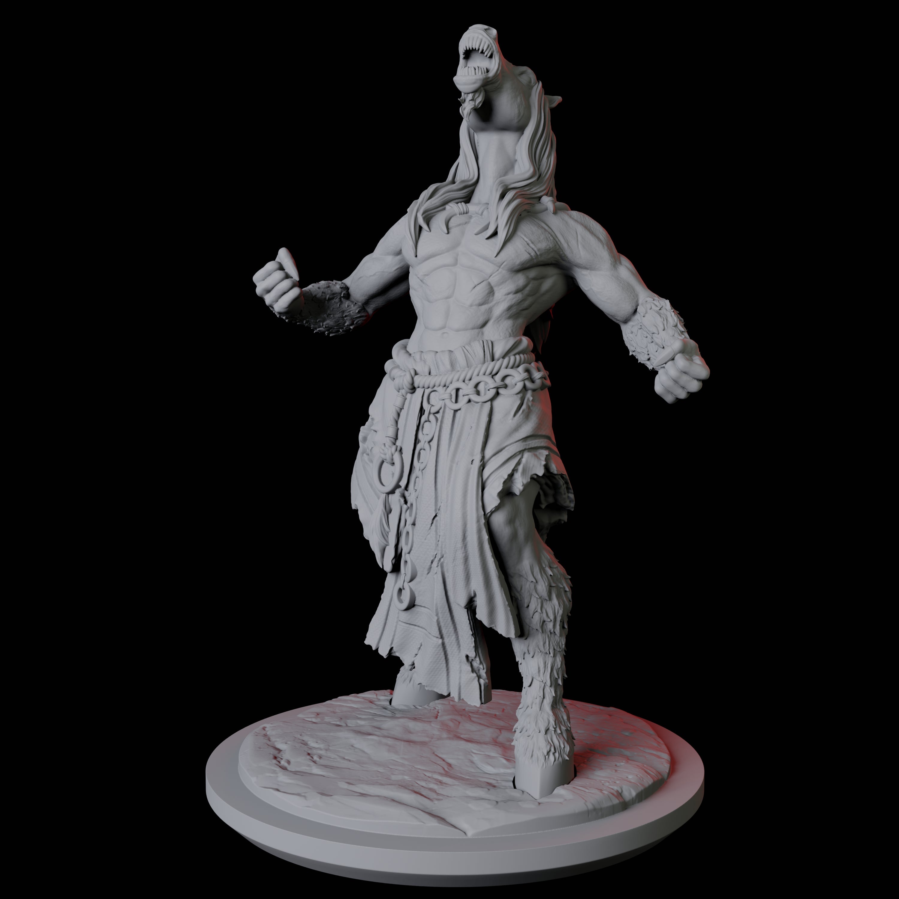 Neighing Reverse Centaur A Miniature for Dungeons and Dragons, Pathfinder or other TTRPGs