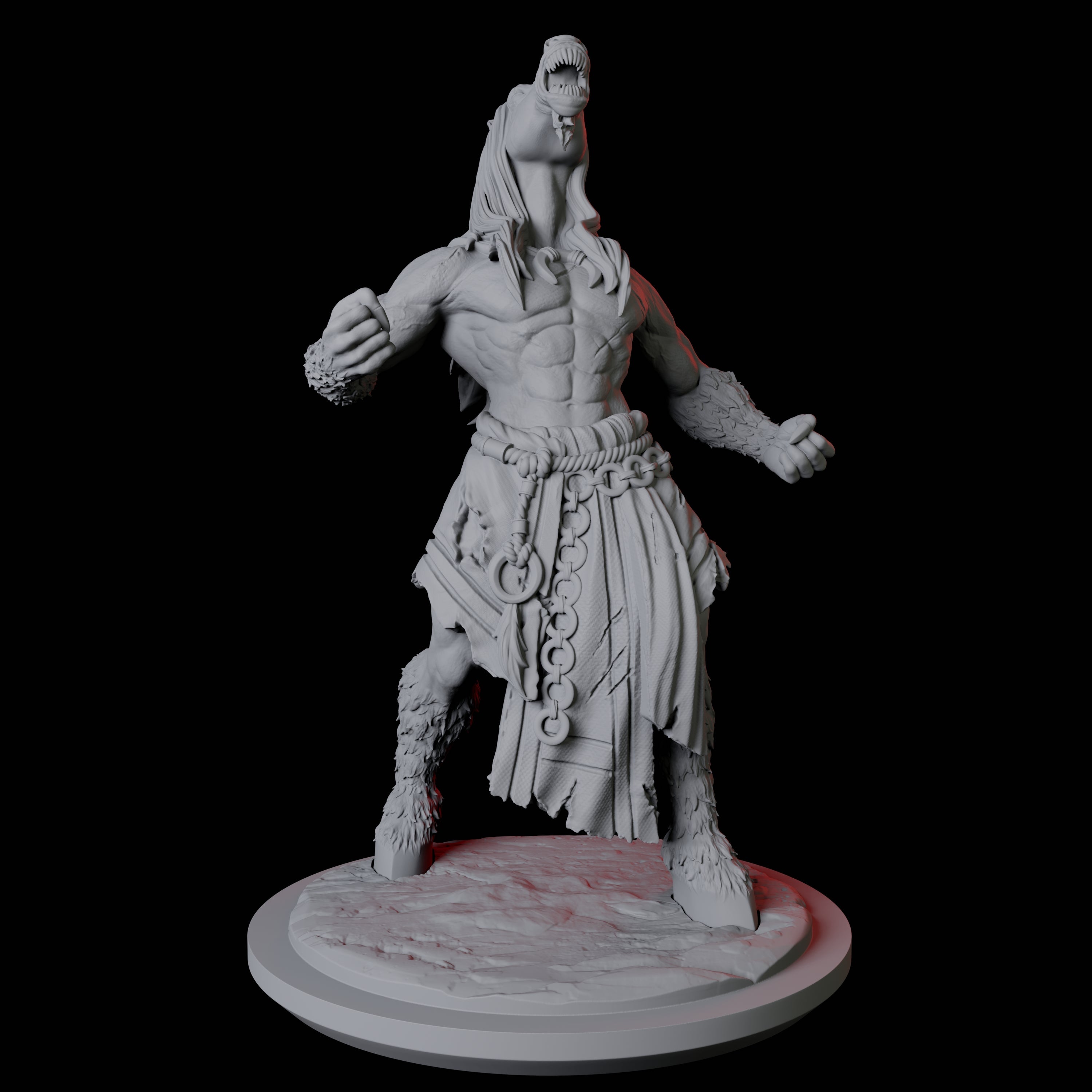 Neighing Reverse Centaur A Miniature for Dungeons and Dragons, Pathfinder or other TTRPGs