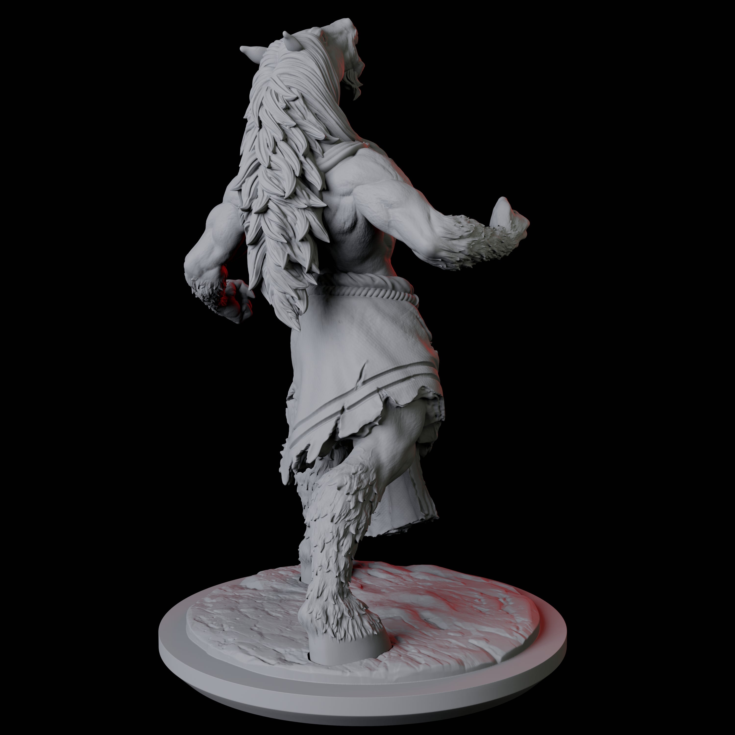 Neighing Reverse Centaur A Miniature for Dungeons and Dragons, Pathfinder or other TTRPGs