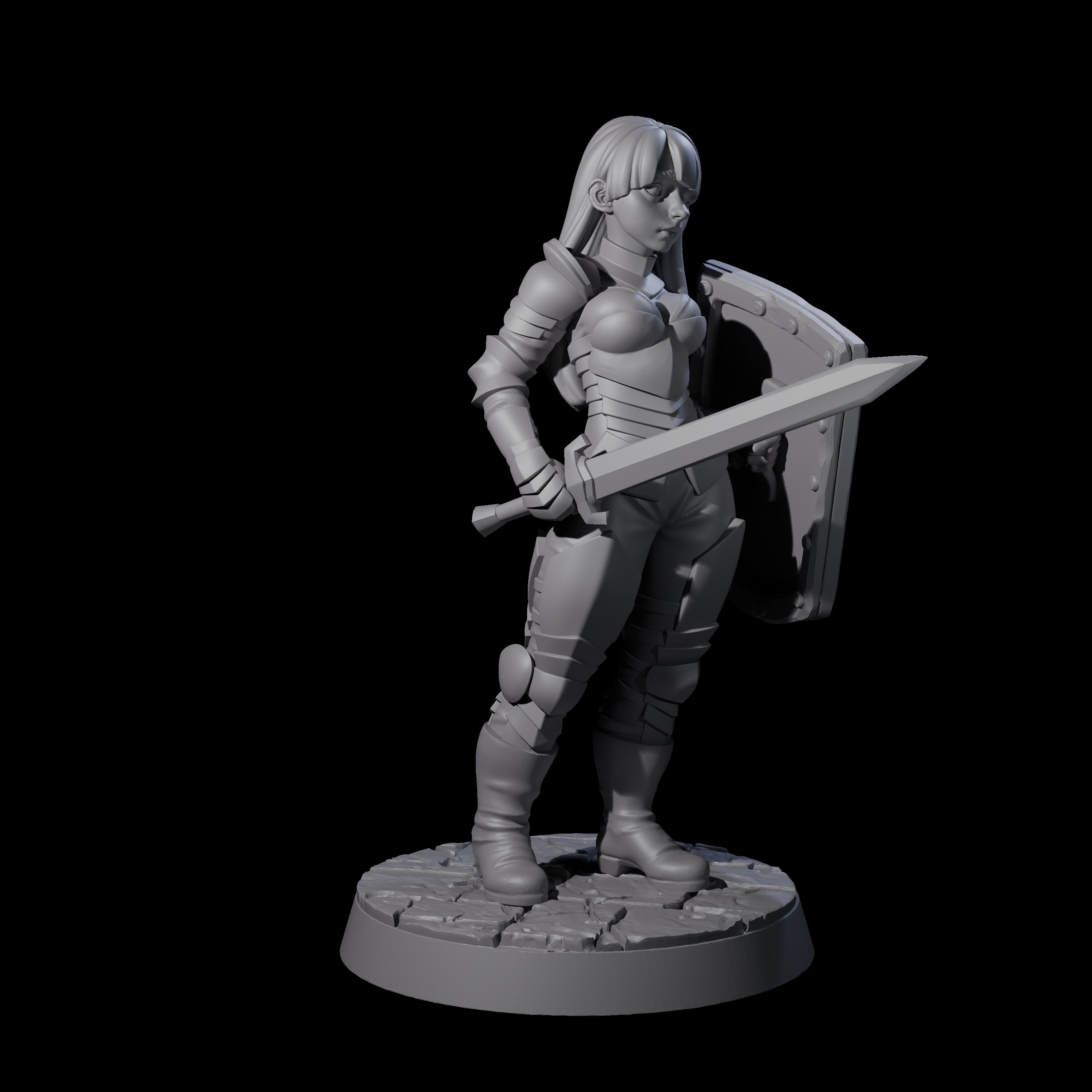 Nervous Guard Miniature for Dungeons and Dragons, Pathfinder or other TTRPGs