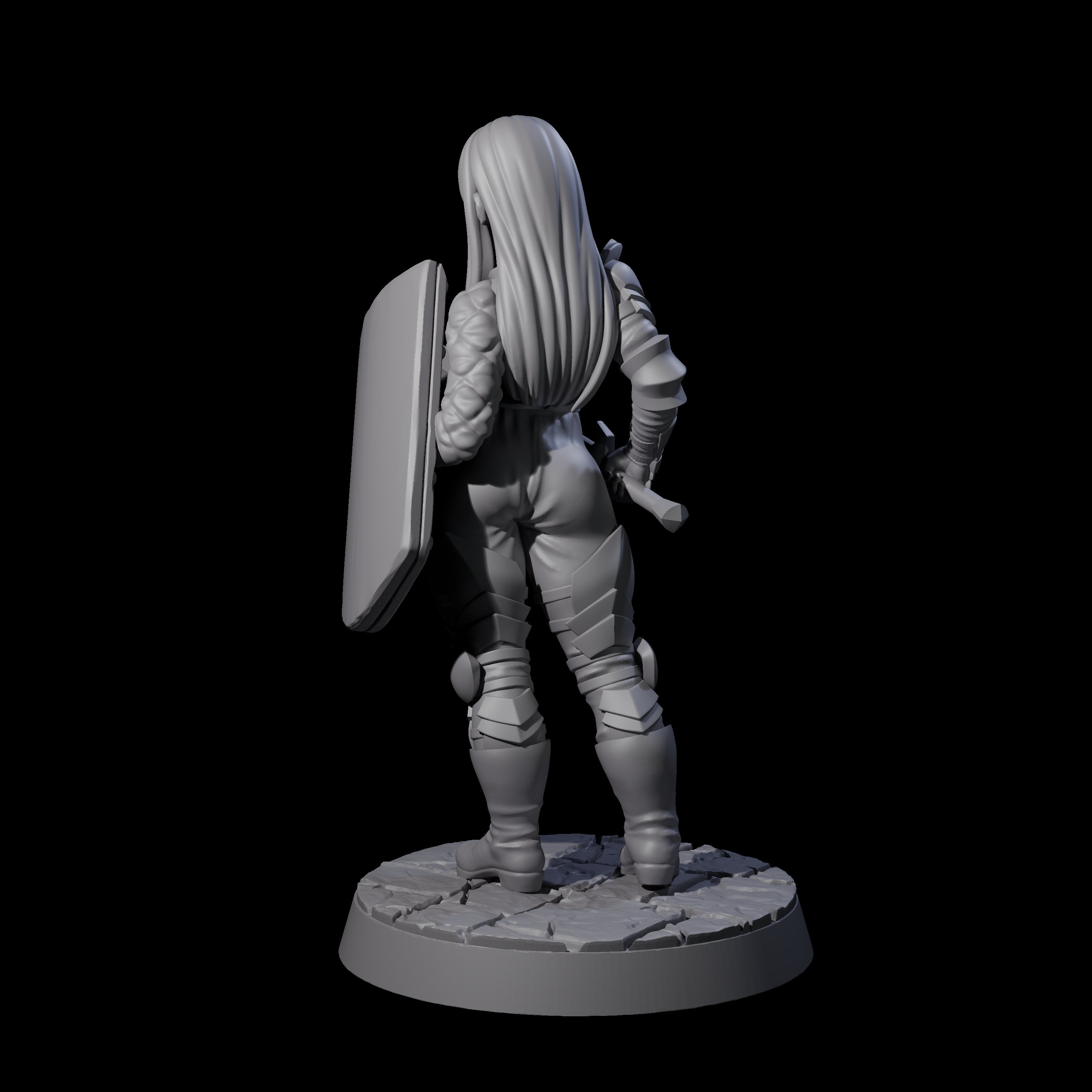 Nervous Guard Miniature for Dungeons and Dragons, Pathfinder or other TTRPGs