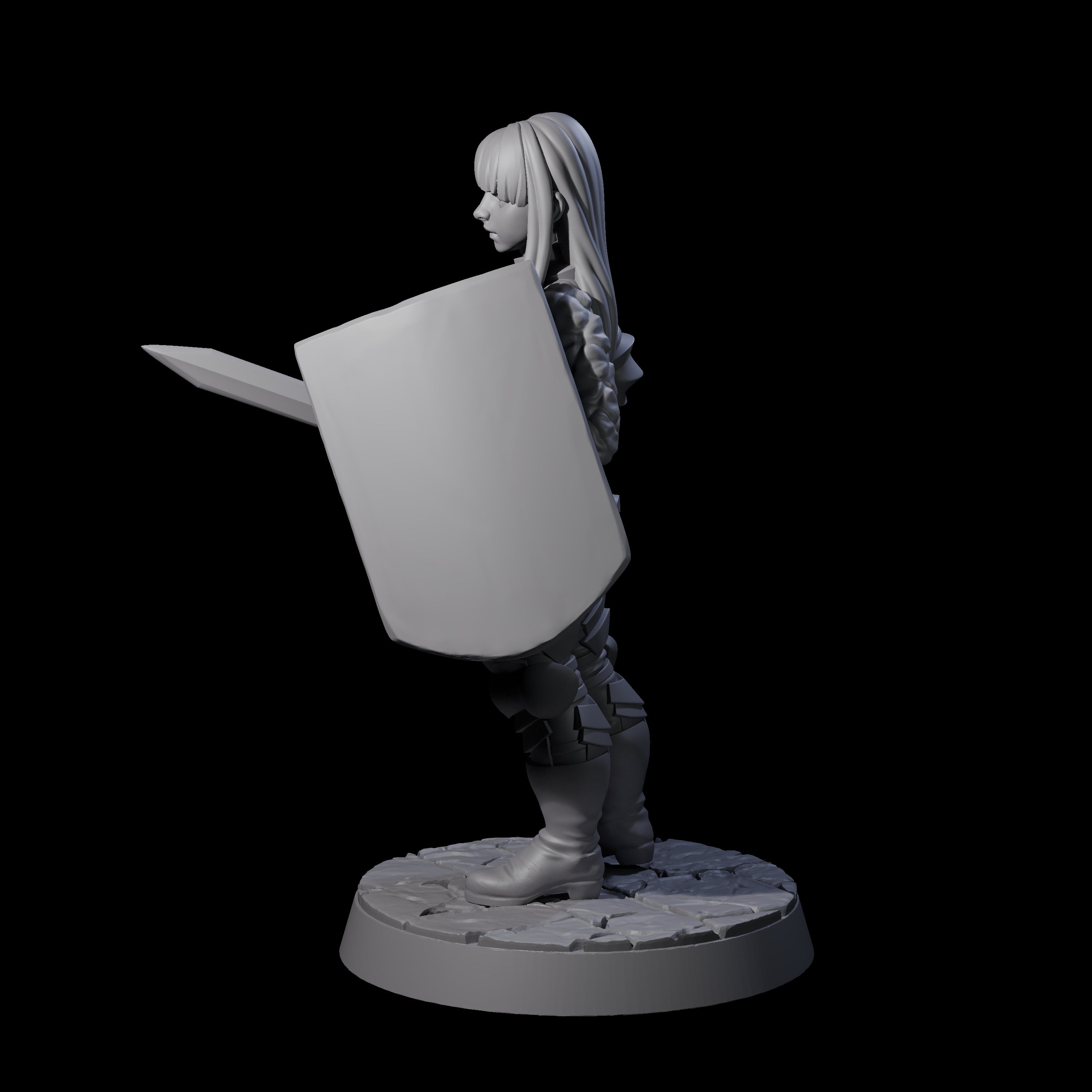 Nervous Guard Miniature for Dungeons and Dragons, Pathfinder or other TTRPGs