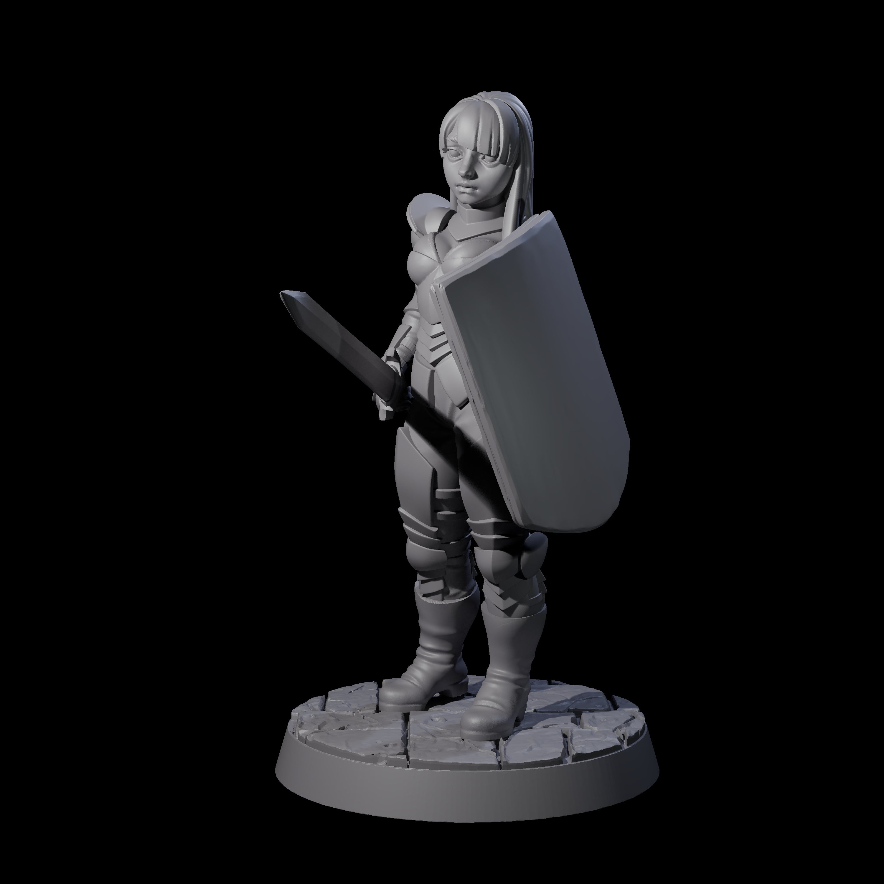 Nervous Guard Miniature for Dungeons and Dragons, Pathfinder or other TTRPGs