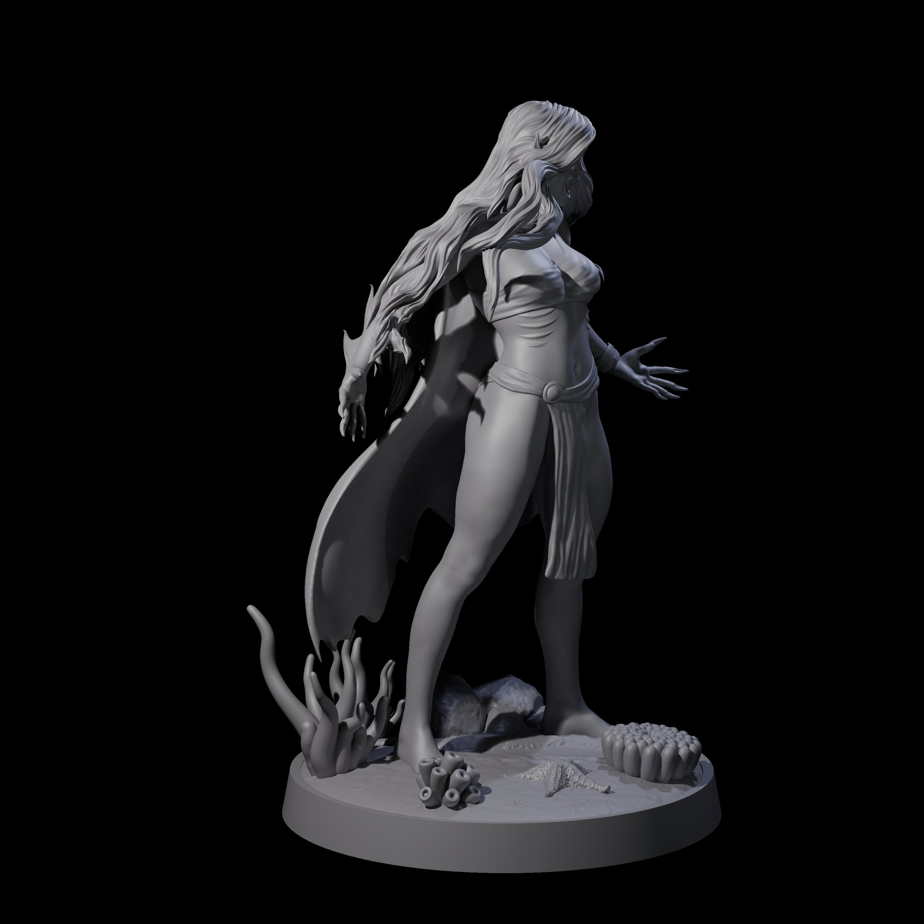 Newly Awaked Vampire Miniature for Dungeons and Dragons, Pathfinder or other TTRPGs