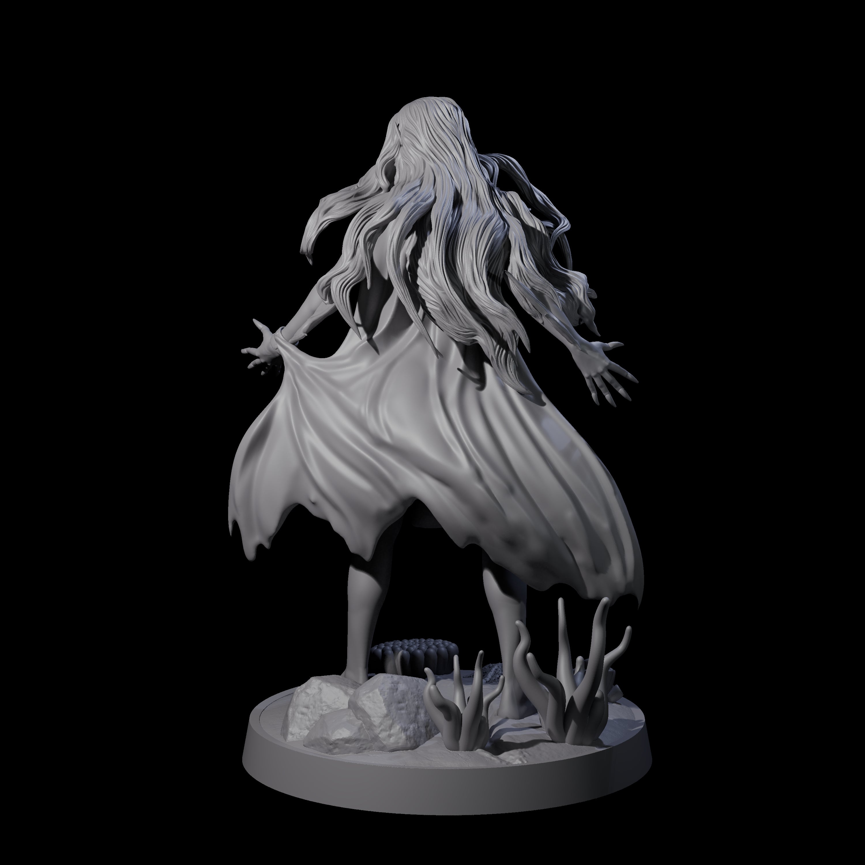 Newly Awaked Vampire Miniature for Dungeons and Dragons, Pathfinder or other TTRPGs