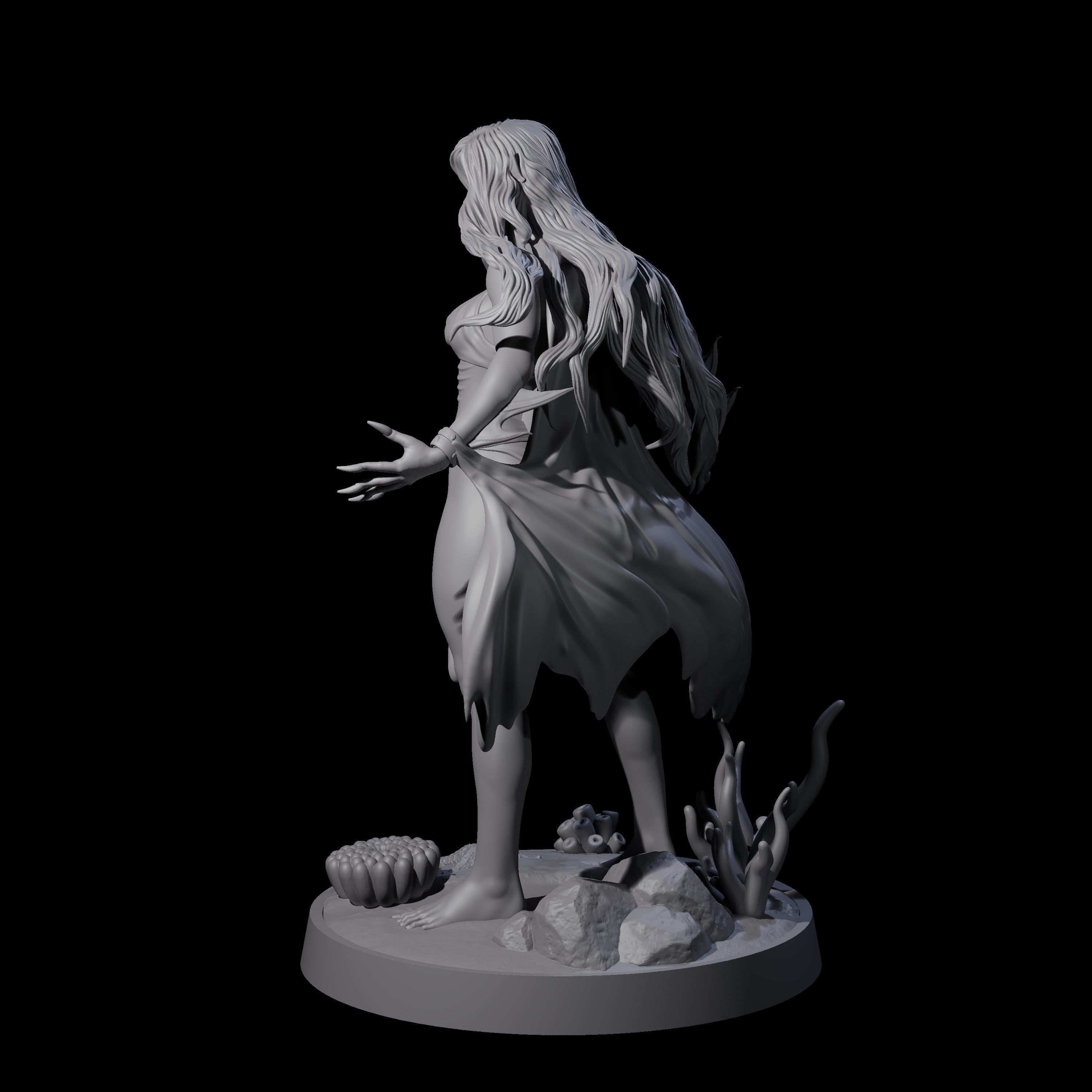 Newly Awaked Vampire Miniature for Dungeons and Dragons, Pathfinder or other TTRPGs