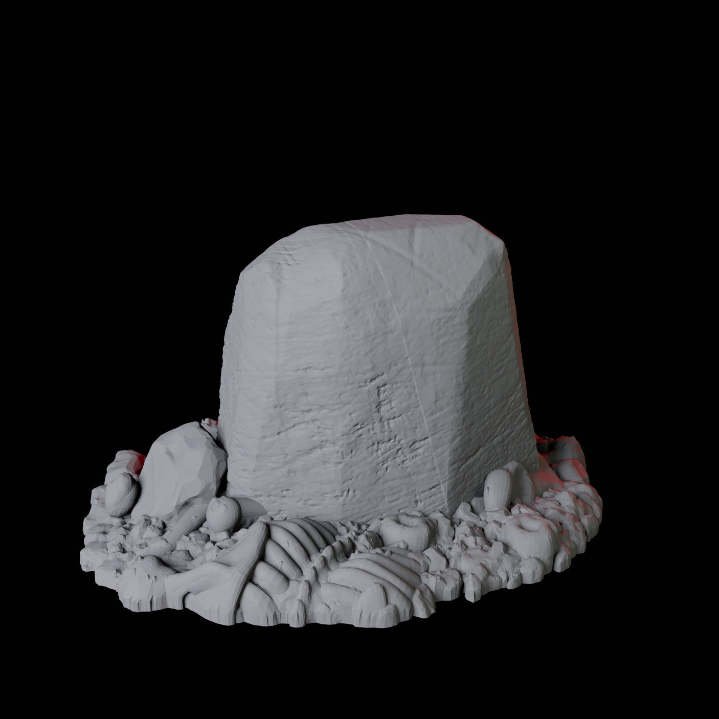 Nine Gravestones Miniature for Dungeons and Dragons, Pathfinder or other TTRPGs