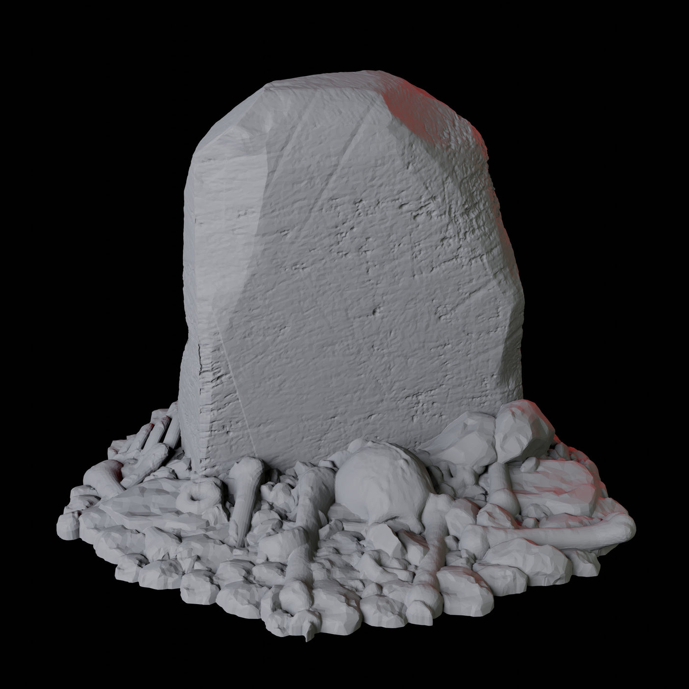 Nine Gravestones Miniature for Dungeons and Dragons, Pathfinder or other TTRPGs