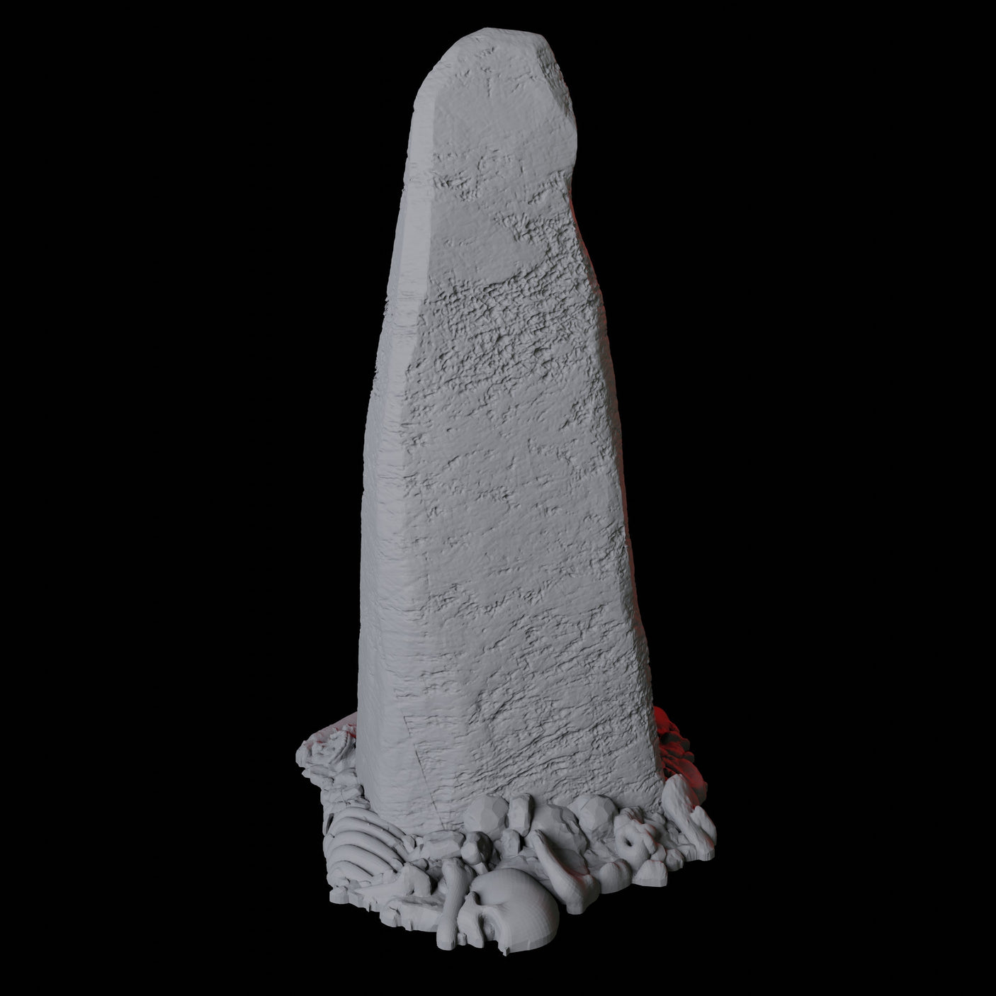 Nine Gravestones Miniature for Dungeons and Dragons, Pathfinder or other TTRPGs