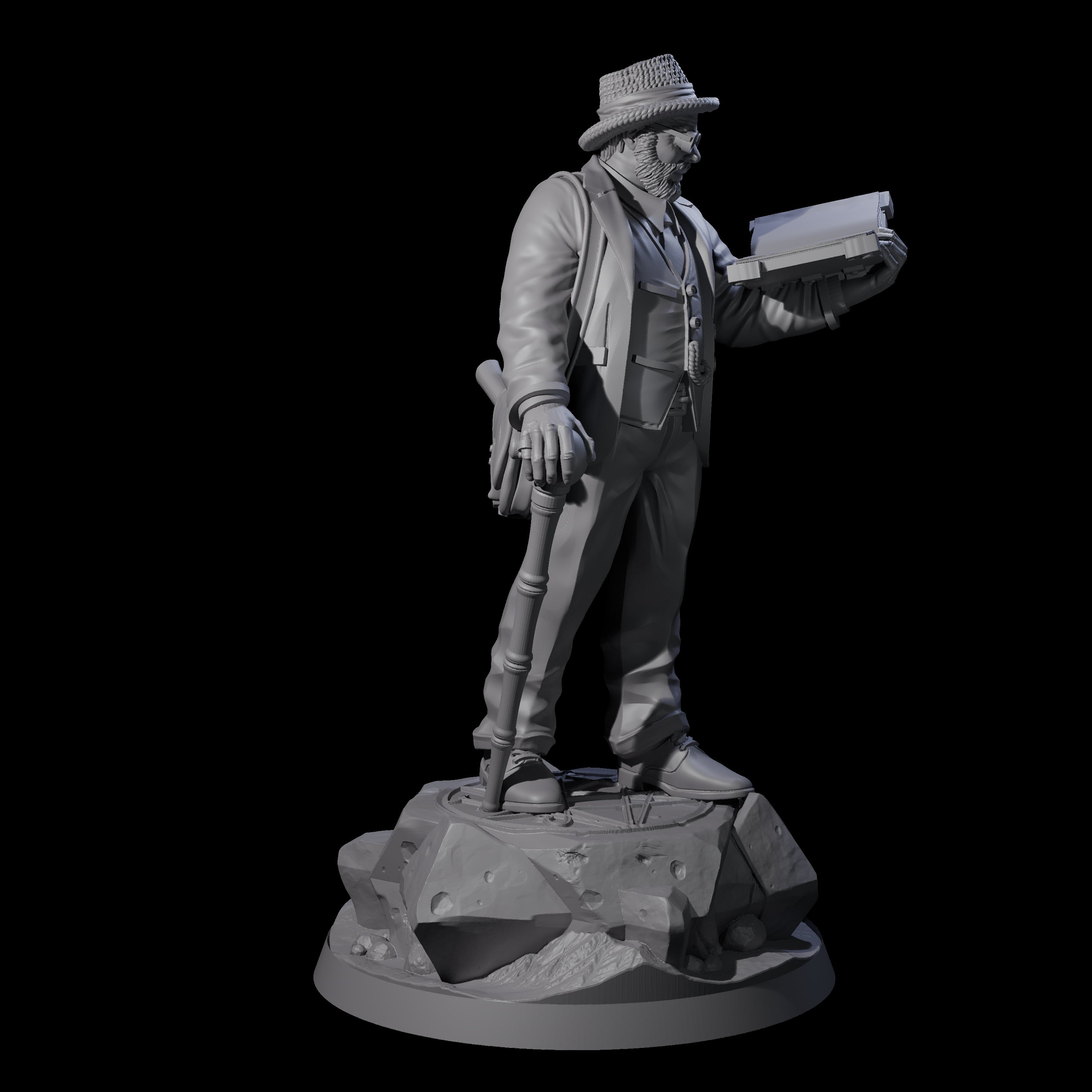 No Expense Spared Human Scholar Miniature for Dungeons and Dragons, Pathfinder or other TTRPGs