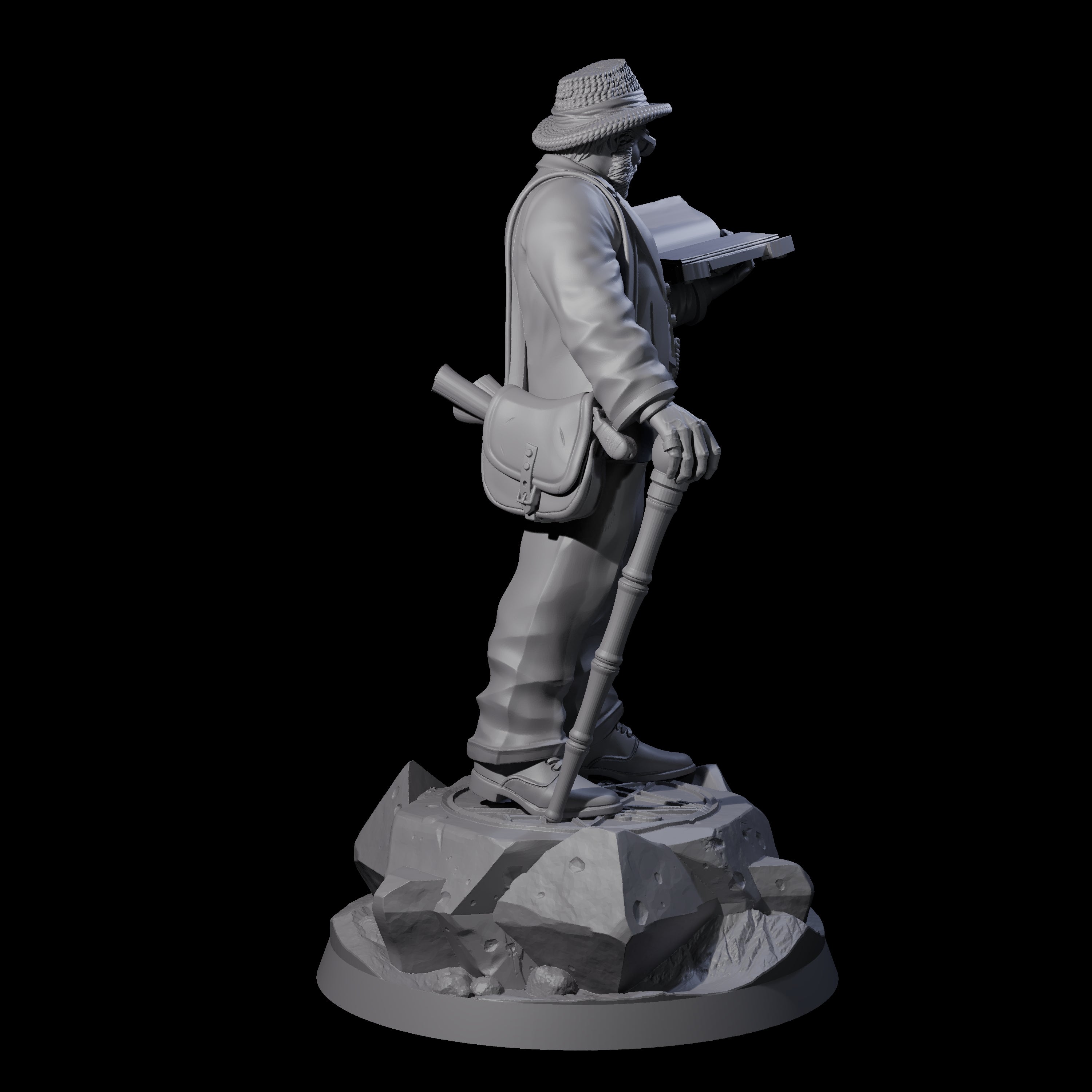 No Expense Spared Human Scholar Miniature for Dungeons and Dragons, Pathfinder or other TTRPGs