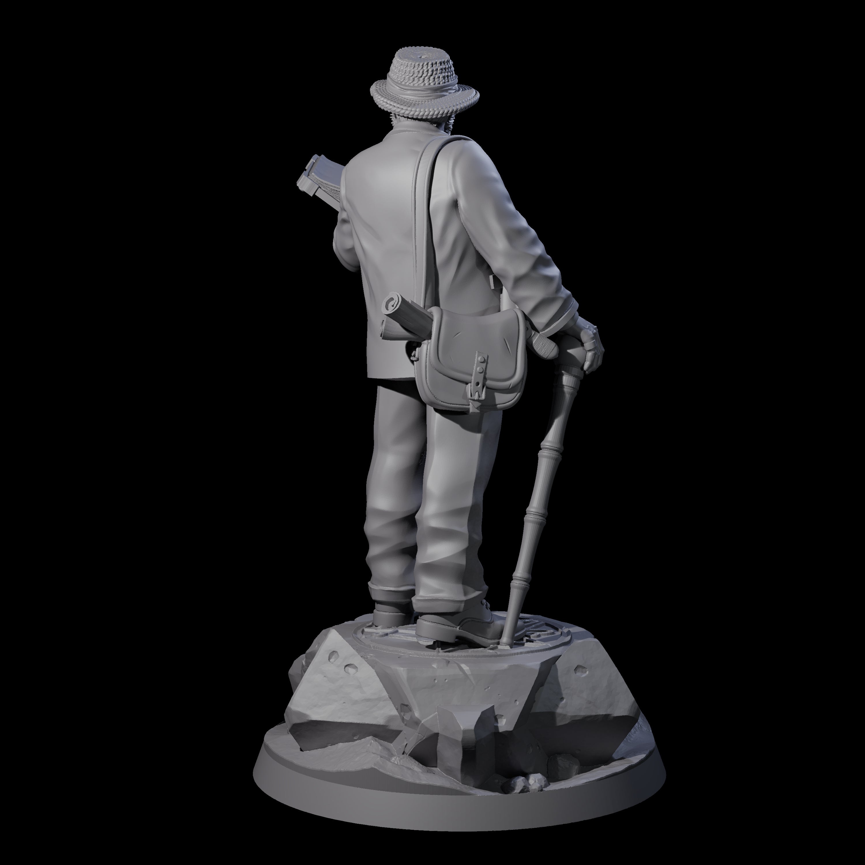 No Expense Spared Human Scholar Miniature for Dungeons and Dragons, Pathfinder or other TTRPGs