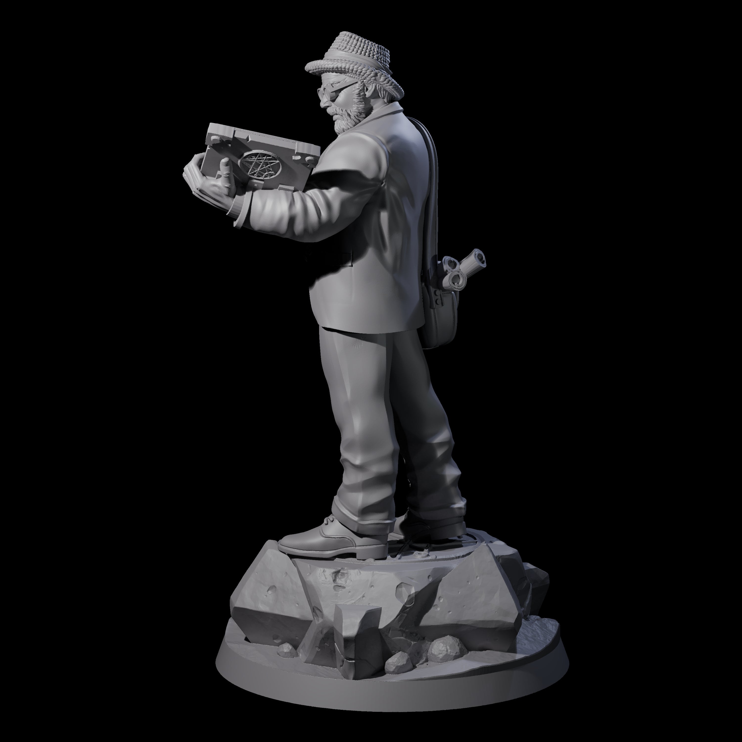 No Expense Spared Human Scholar Miniature for Dungeons and Dragons, Pathfinder or other TTRPGs