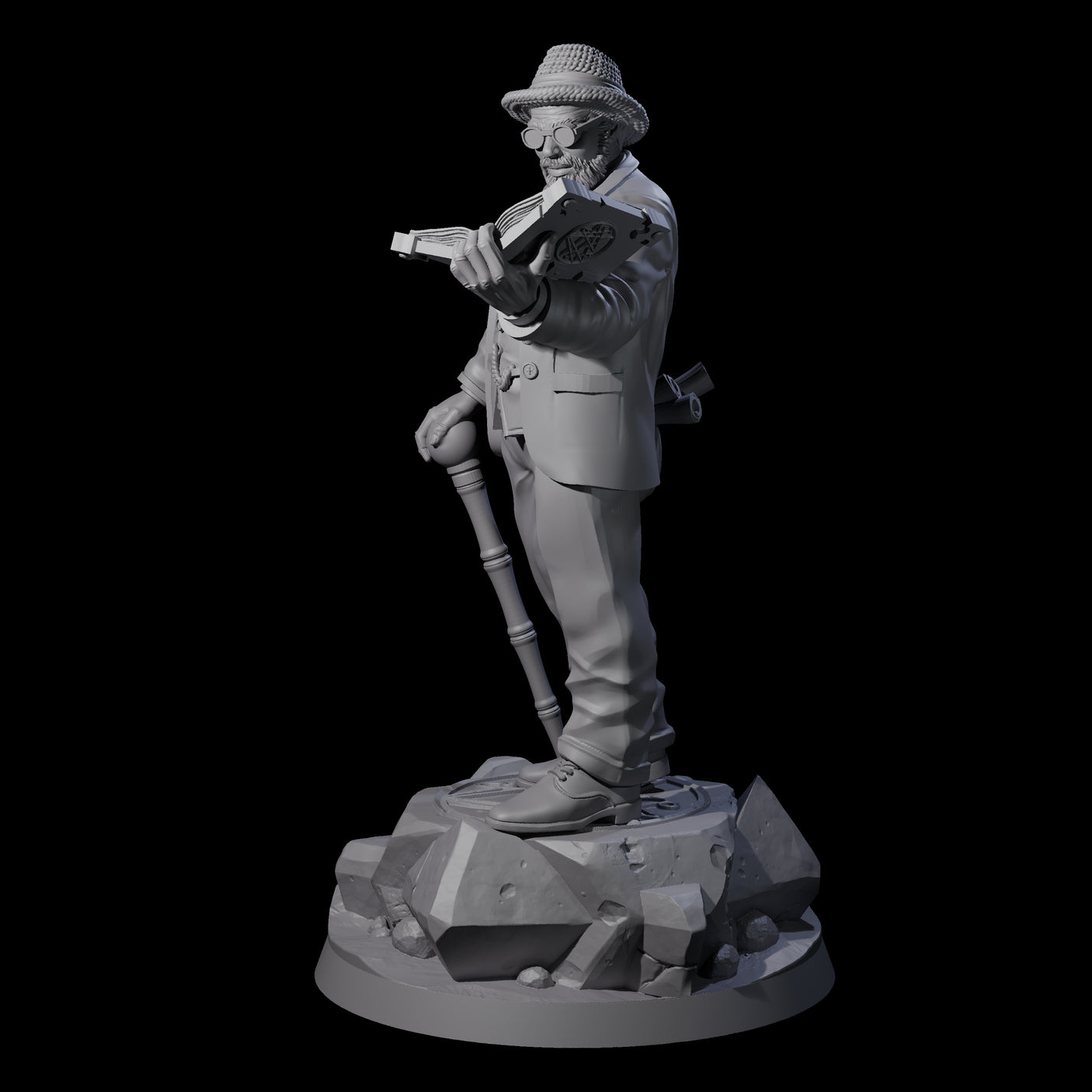 No Expense Spared Human Scholar Miniature for Dungeons and Dragons, Pathfinder or other TTRPGs
