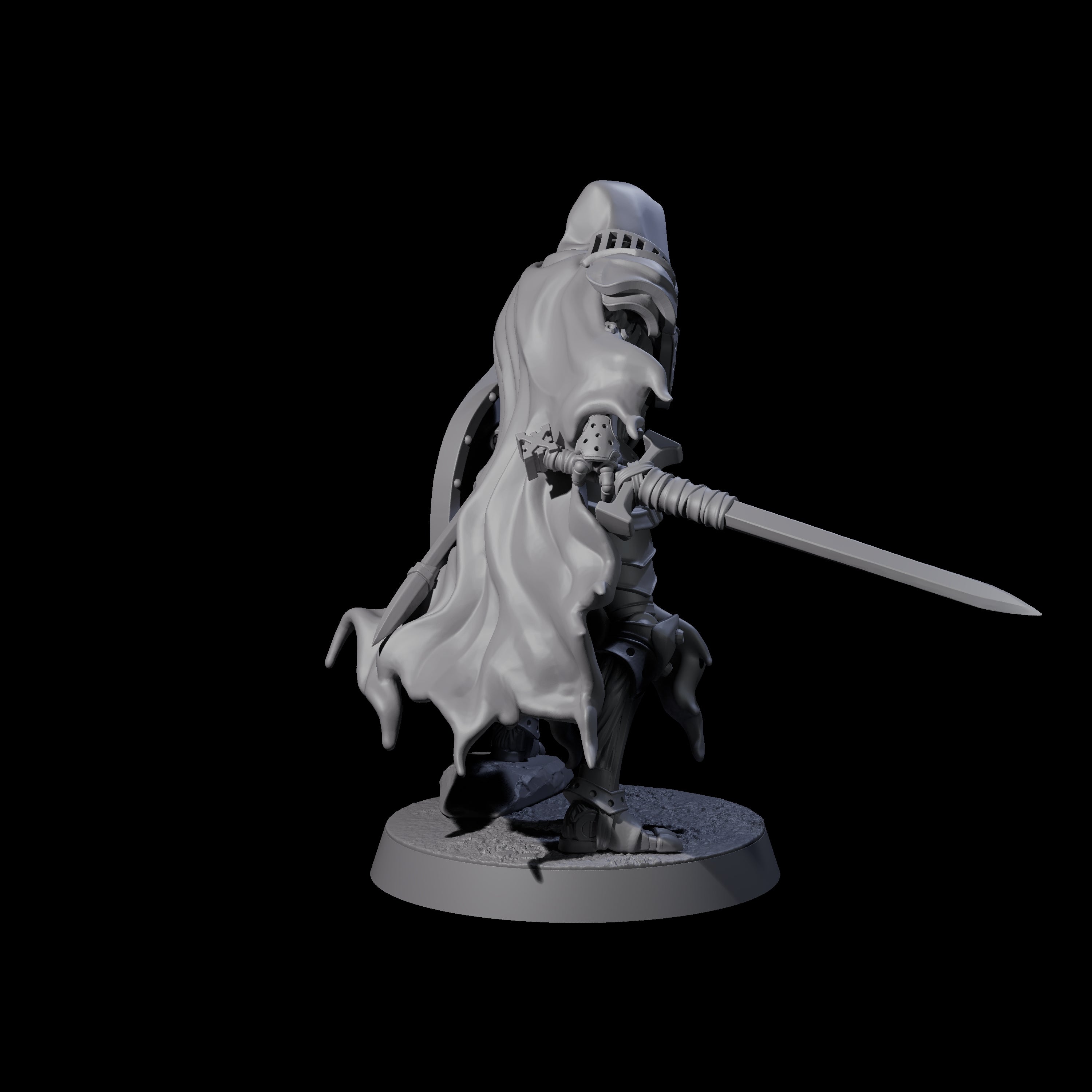 Noble Warforged Templar A Miniature for Dungeons and Dragons, Pathfinder or other TTRPGs