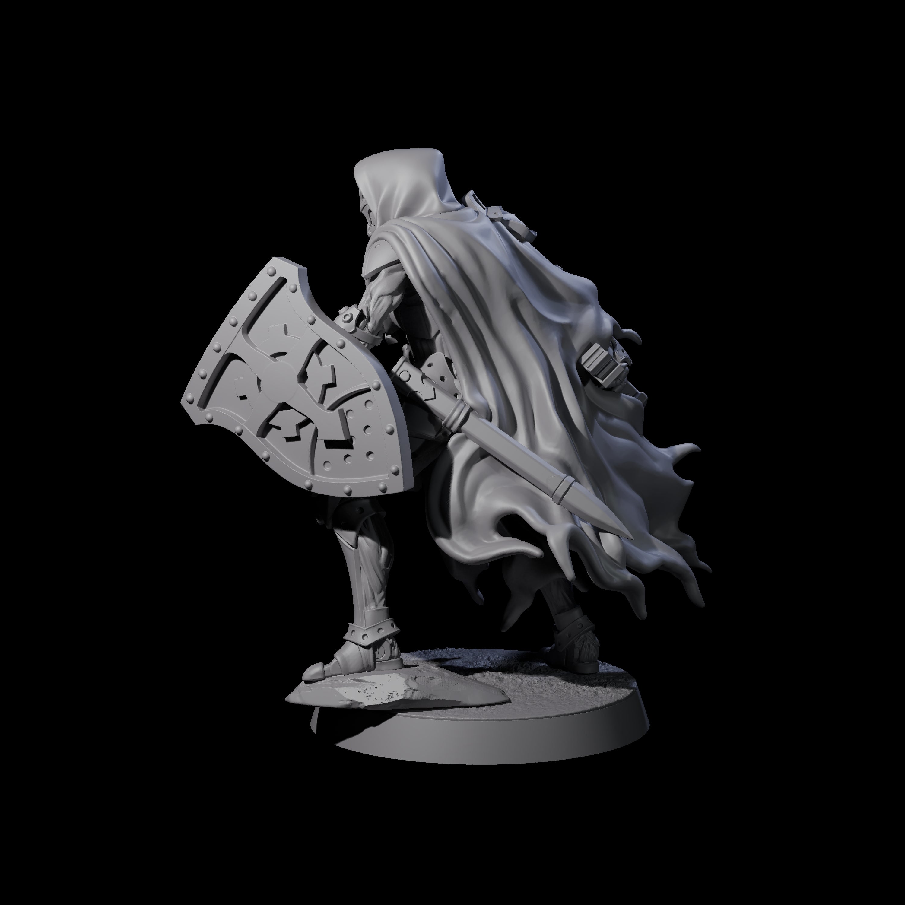 Noble Warforged Templar A Miniature for Dungeons and Dragons, Pathfinder or other TTRPGs