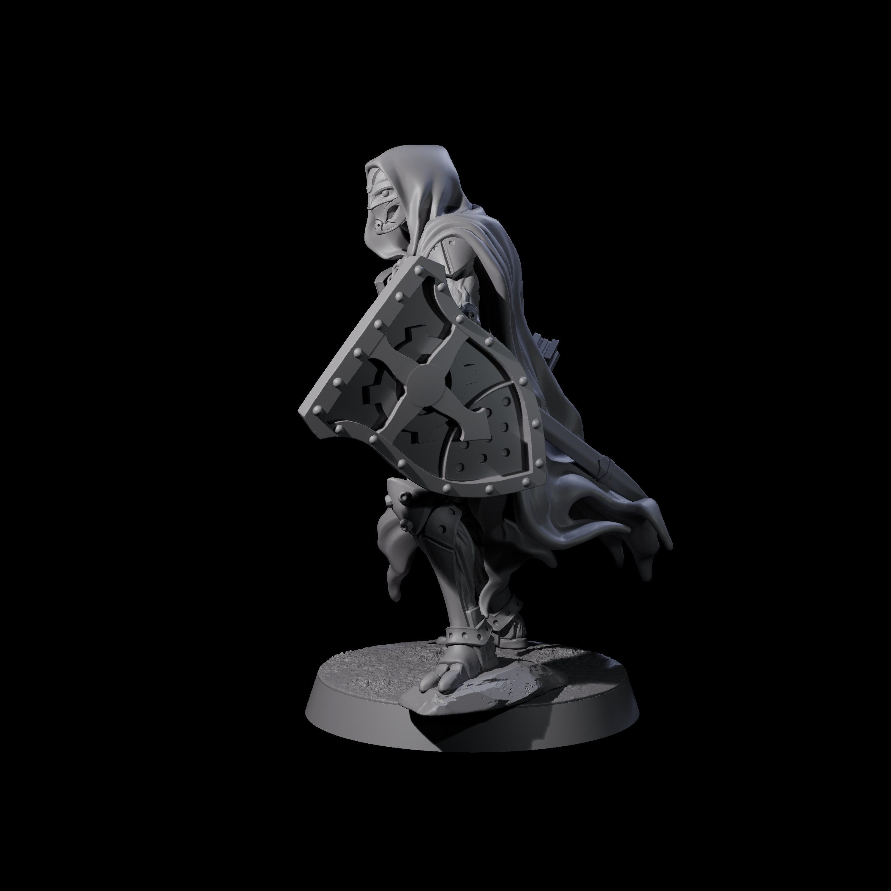 Noble Warforged Templar A Miniature for Dungeons and Dragons, Pathfinder or other TTRPGs