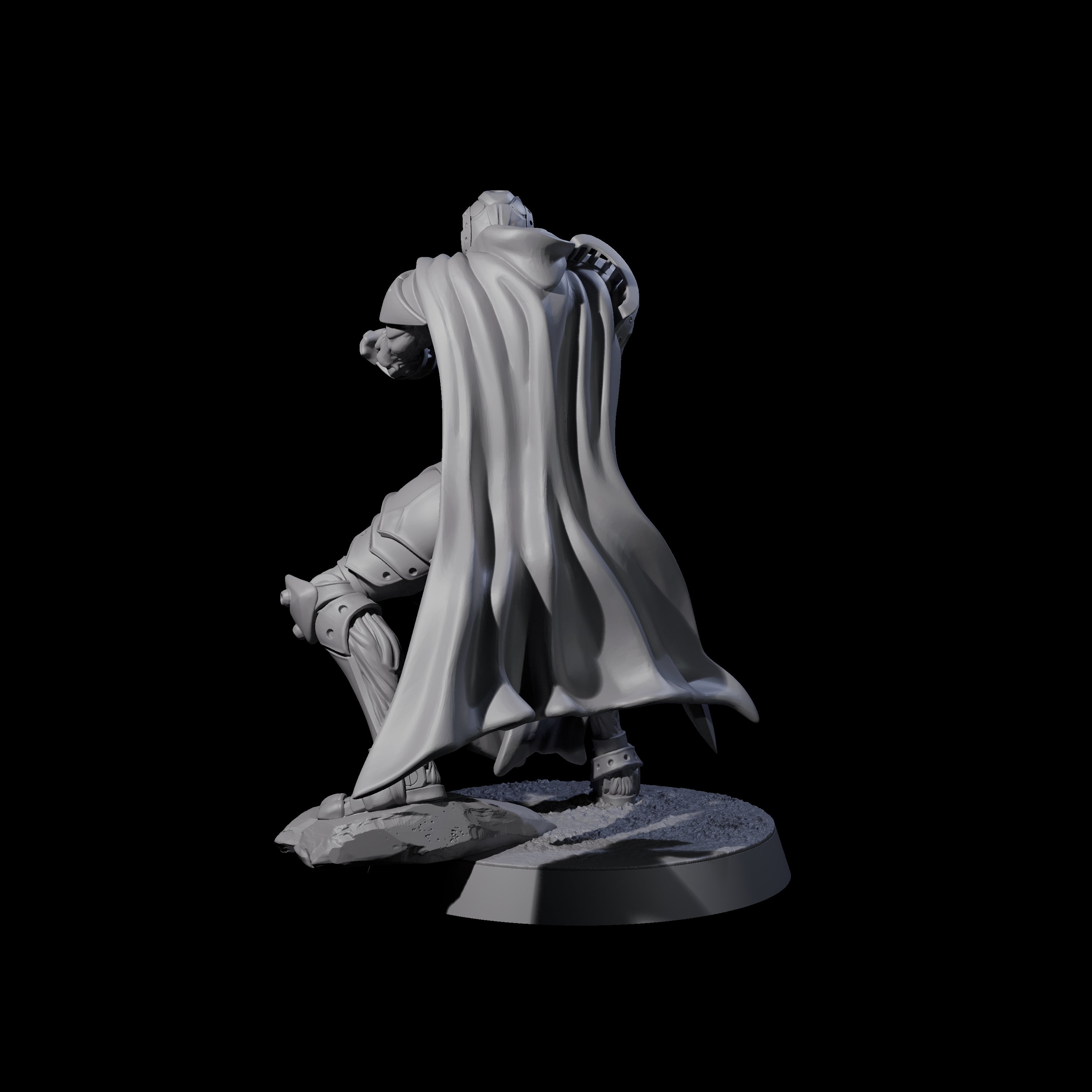 Noble Warforged Templar C Miniature for Dungeons and Dragons, Pathfinder or other TTRPGs