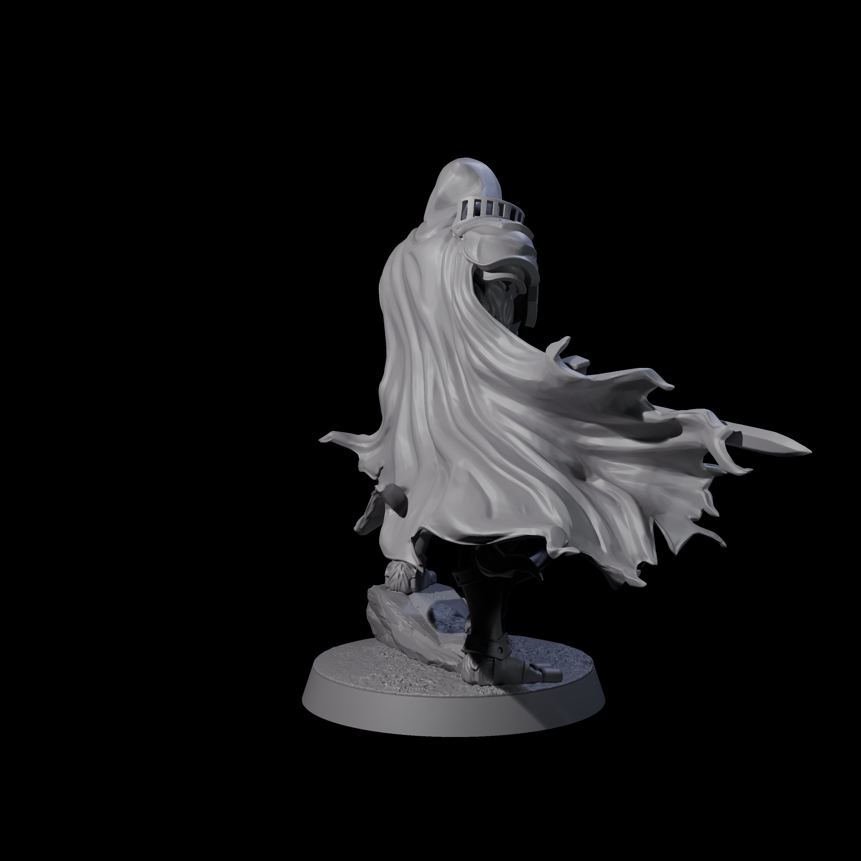 Noble Warforged Templar D Miniature for Dungeons and Dragons, Pathfinder or other TTRPGs