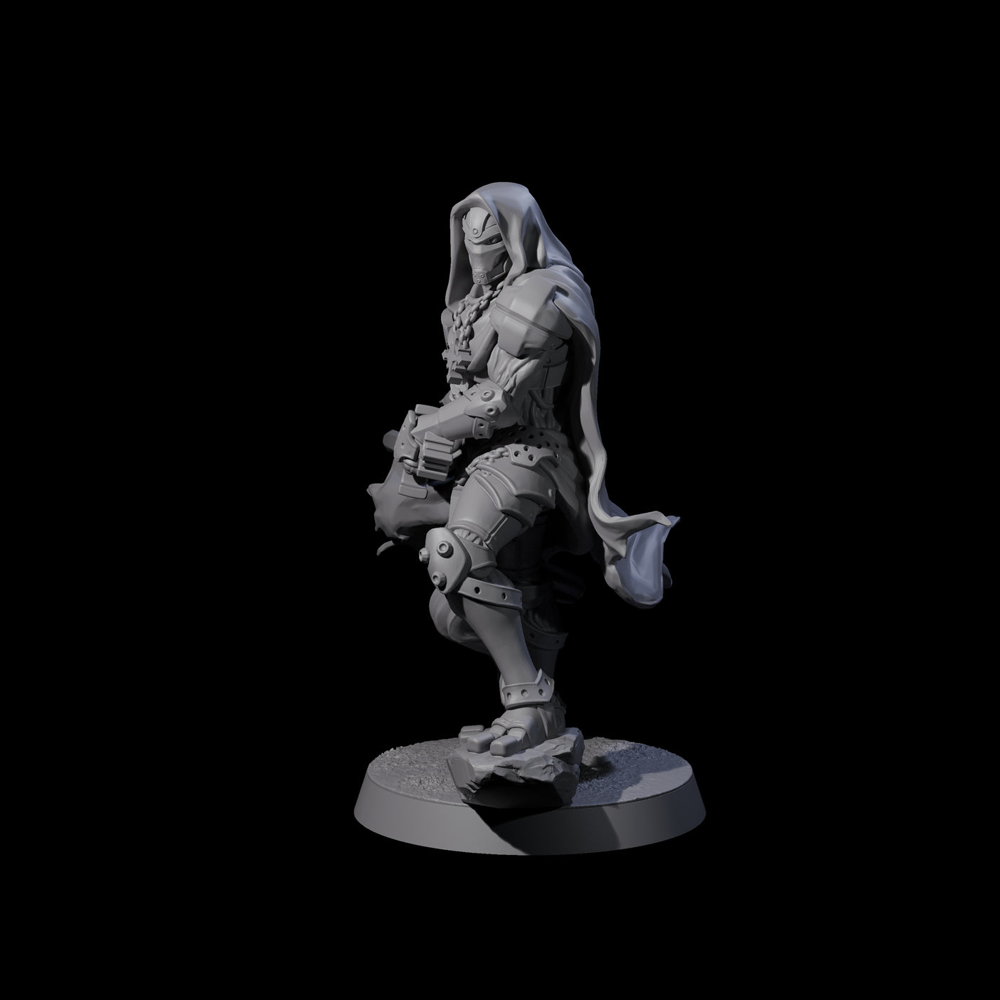 Noble Warforged Templar D Miniature for Dungeons and Dragons, Pathfinder or other TTRPGs