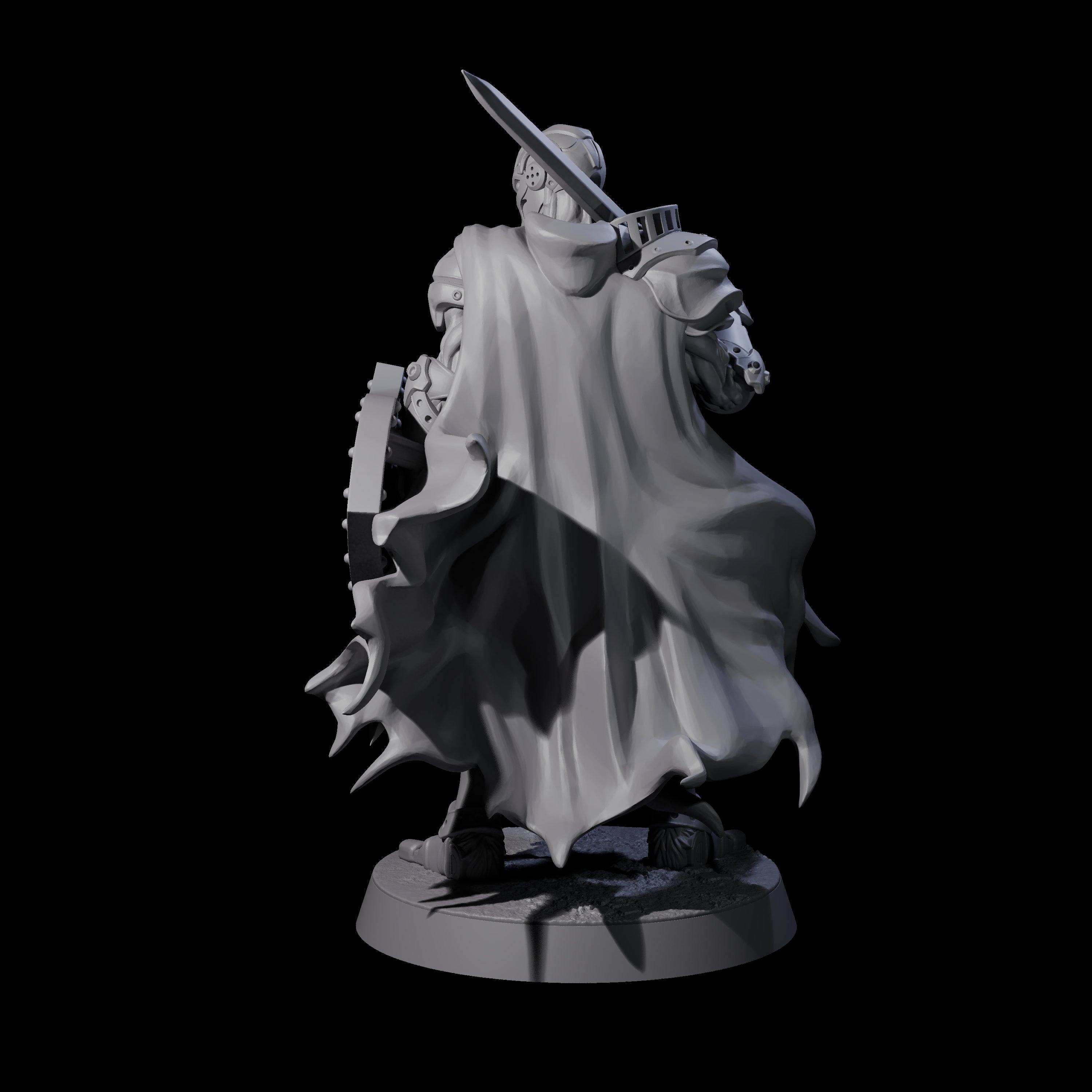 Noble Warforged Templar E Miniature for Dungeons and Dragons, Pathfinder or other TTRPGs