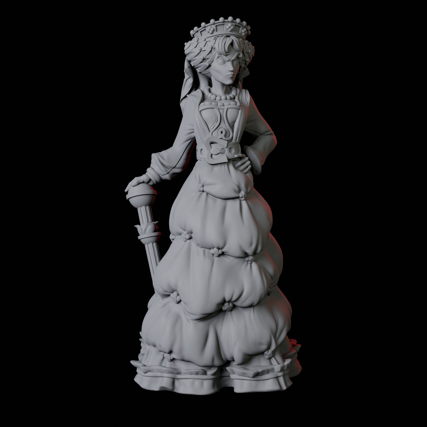 Noblewoman A Miniature for Dungeons and Dragons, Pathfinder or other TTRPGs
