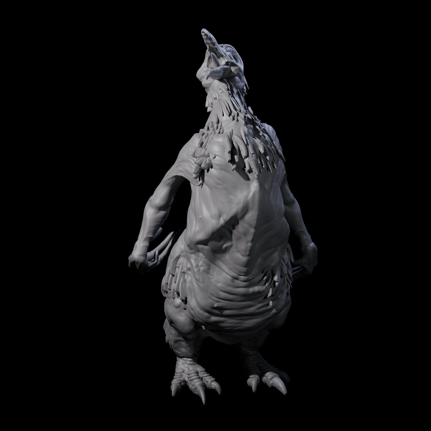 Not So Cute Pinguin Abberant A Miniature for Dungeons and Dragons, Pathfinder or other TTRPGs
