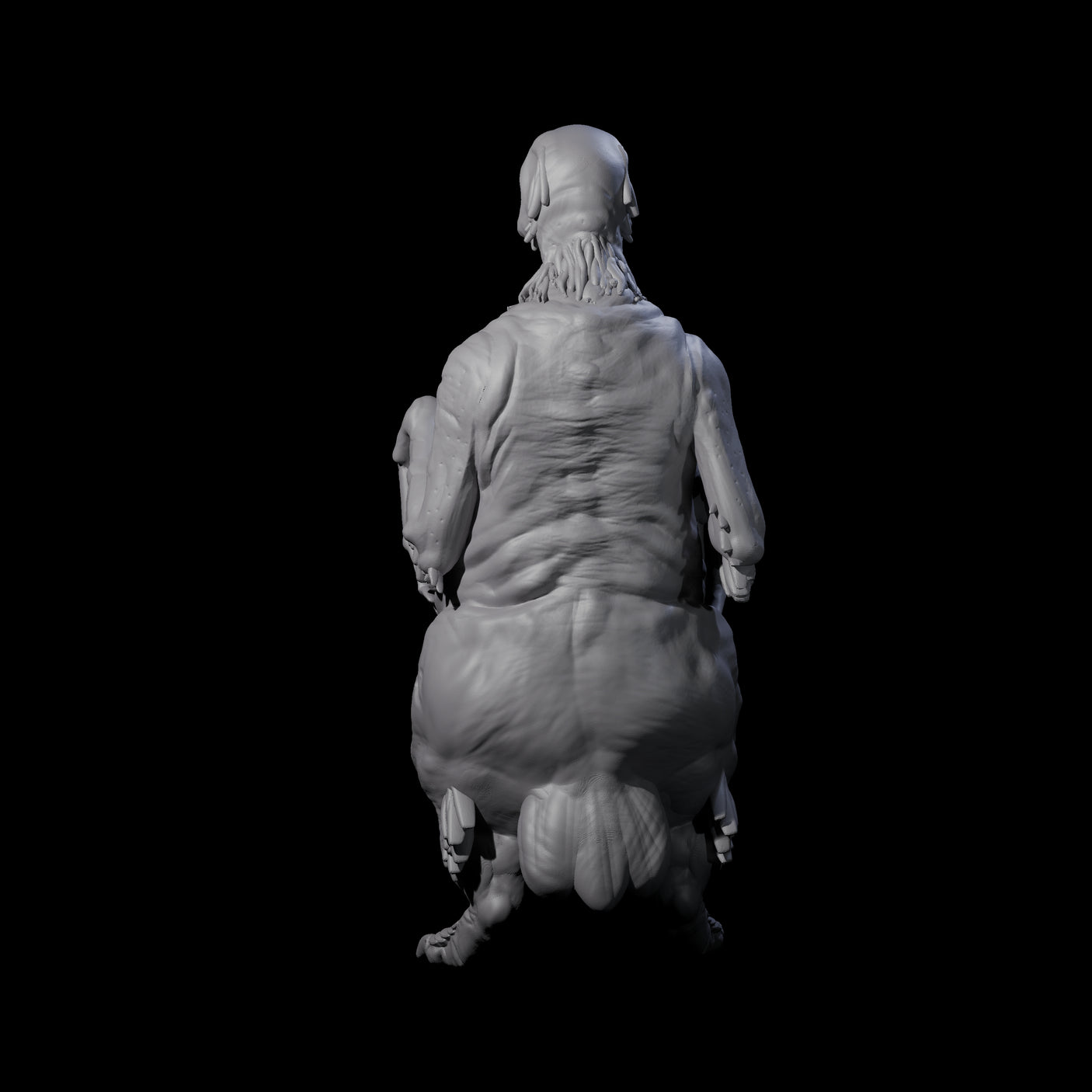 Not So Cute Pinguin Abberant C Miniature for Dungeons and Dragons, Pathfinder or other TTRPGs
