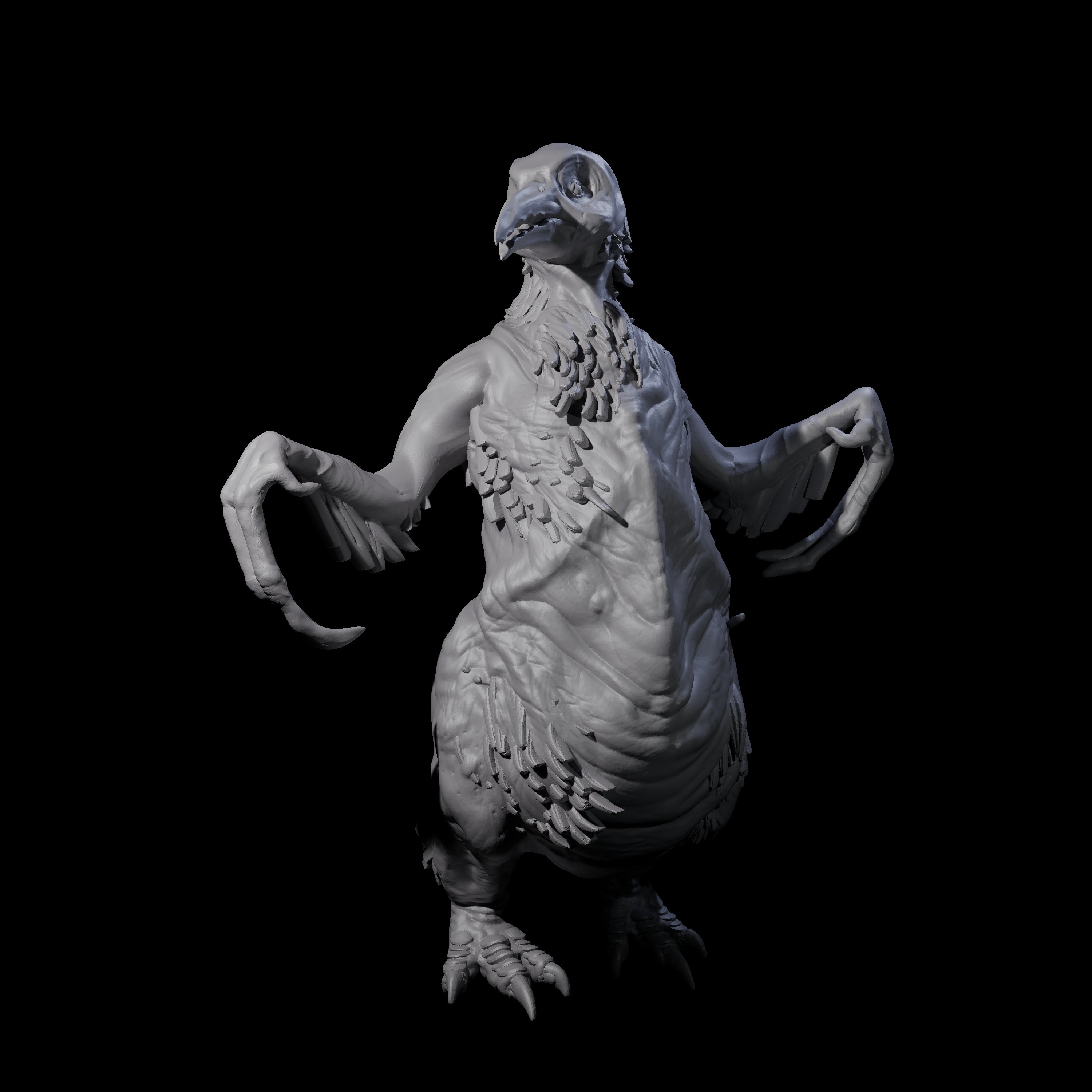 Not So Cute Pinguin Abberant D Miniature for Dungeons and Dragons, Pathfinder or other TTRPGs