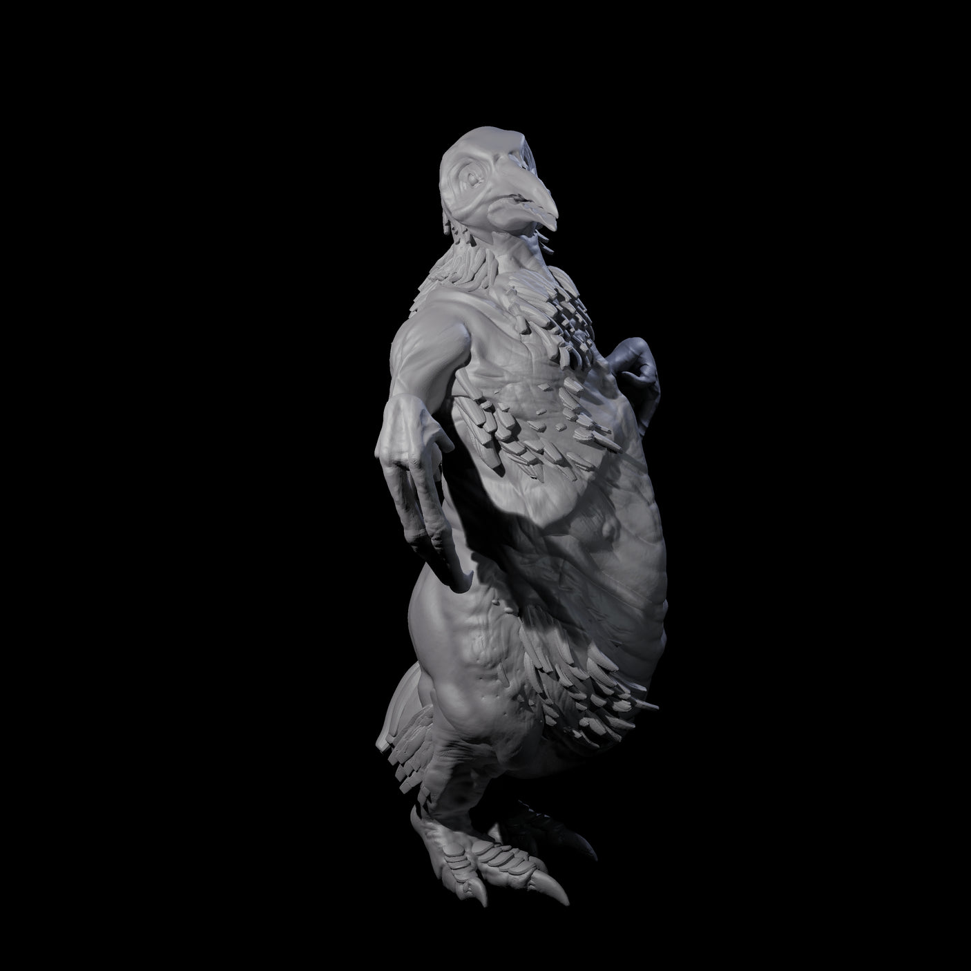 Not So Cute Pinguin Abberant D Miniature for Dungeons and Dragons, Pathfinder or other TTRPGs