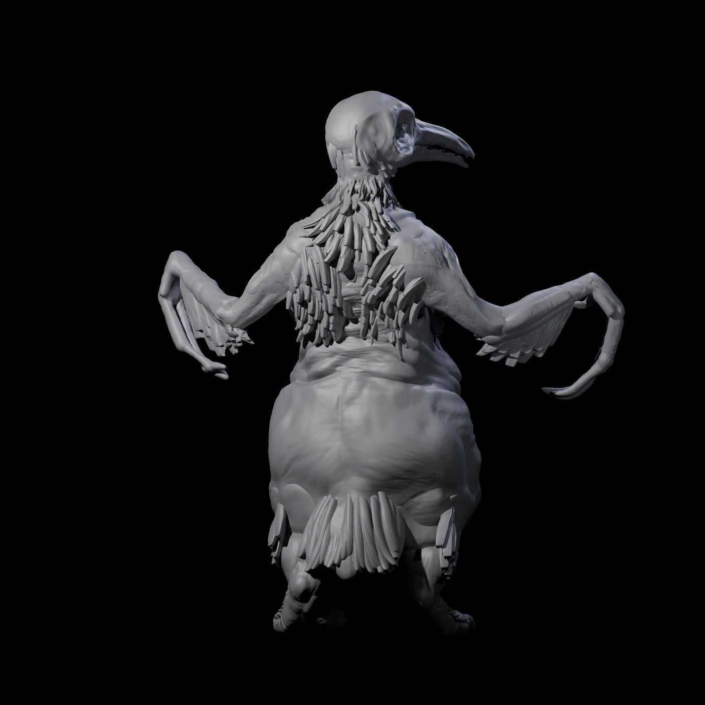 Not So Cute Pinguin Abberant D Miniature for Dungeons and Dragons, Pathfinder or other TTRPGs
