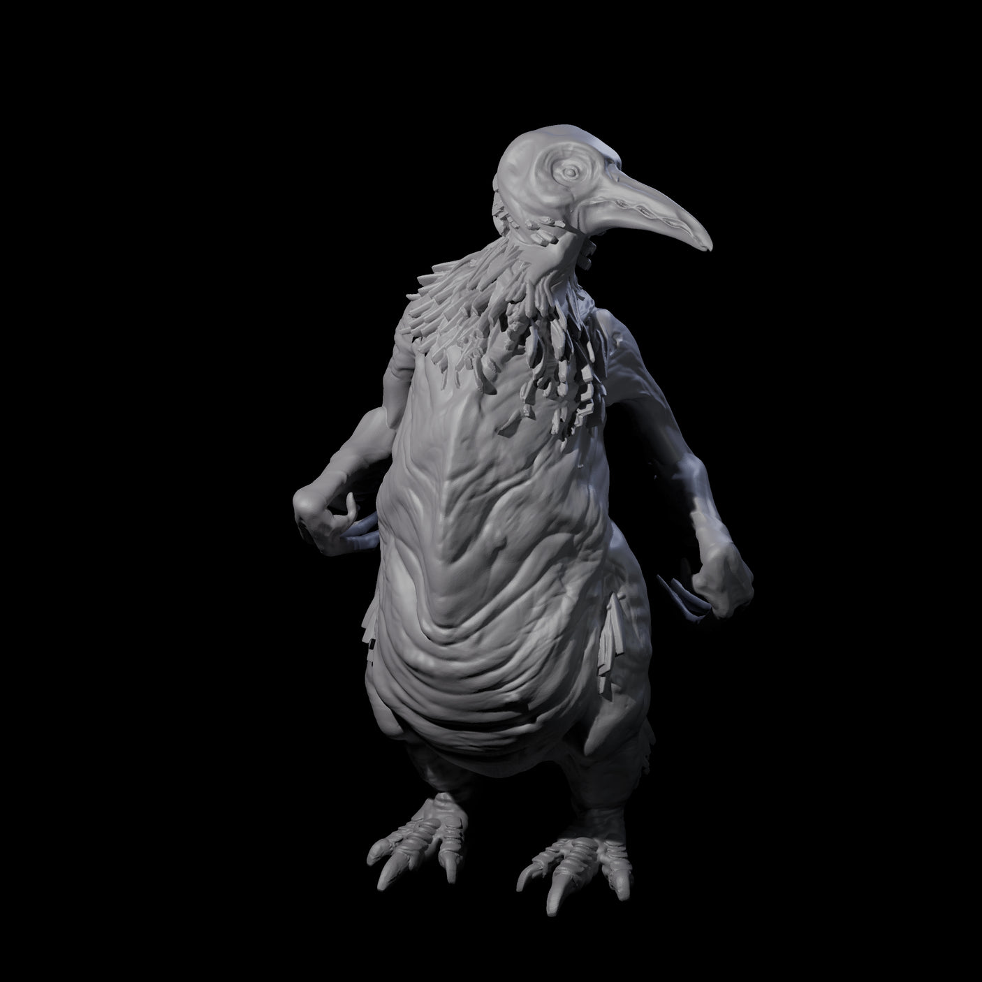 Not So Cute Pinguin Abberants Miniature for Dungeons and Dragons, Pathfinder or other TTRPGs