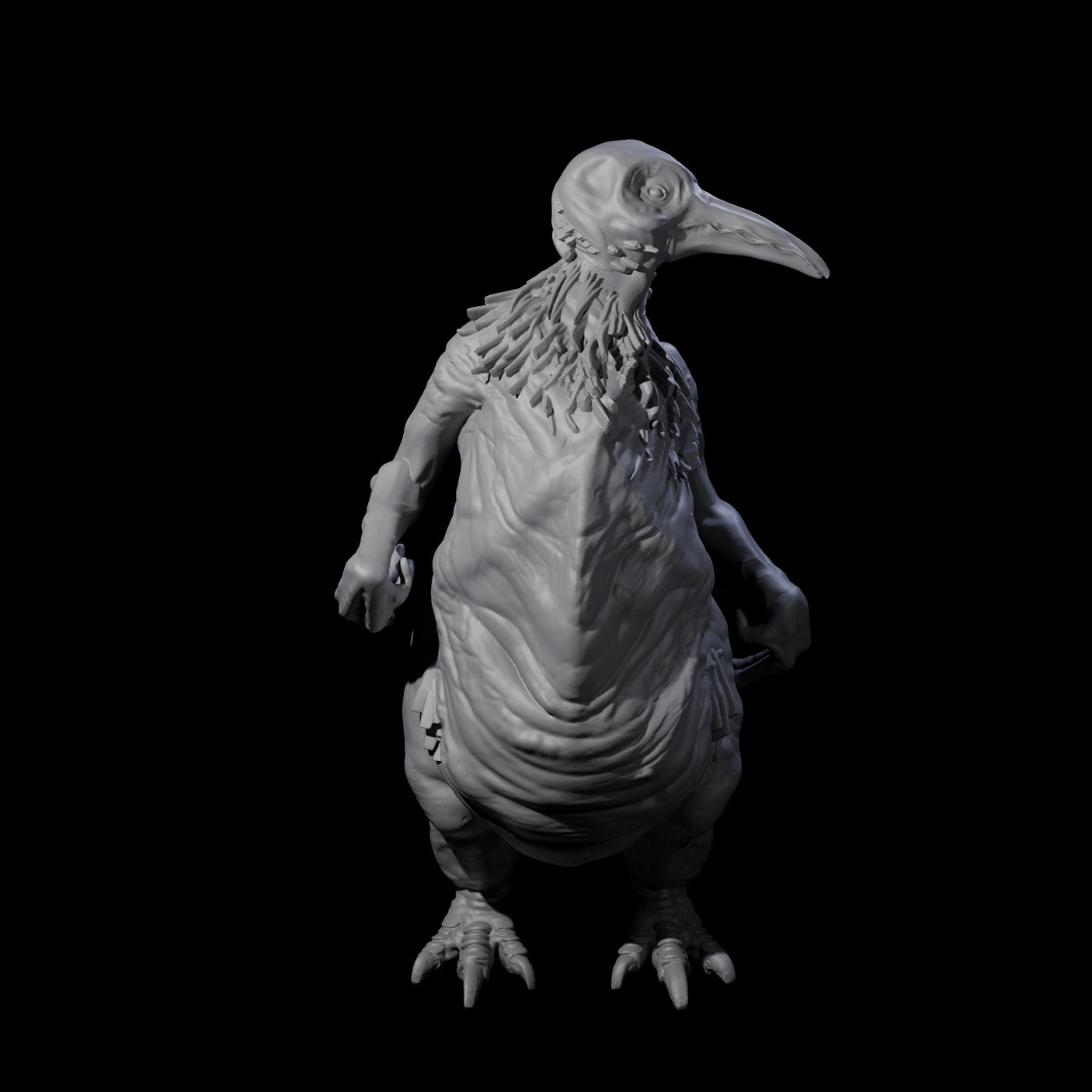 Not So Cute Pinguin Abberants Miniature for Dungeons and Dragons, Pathfinder or other TTRPGs