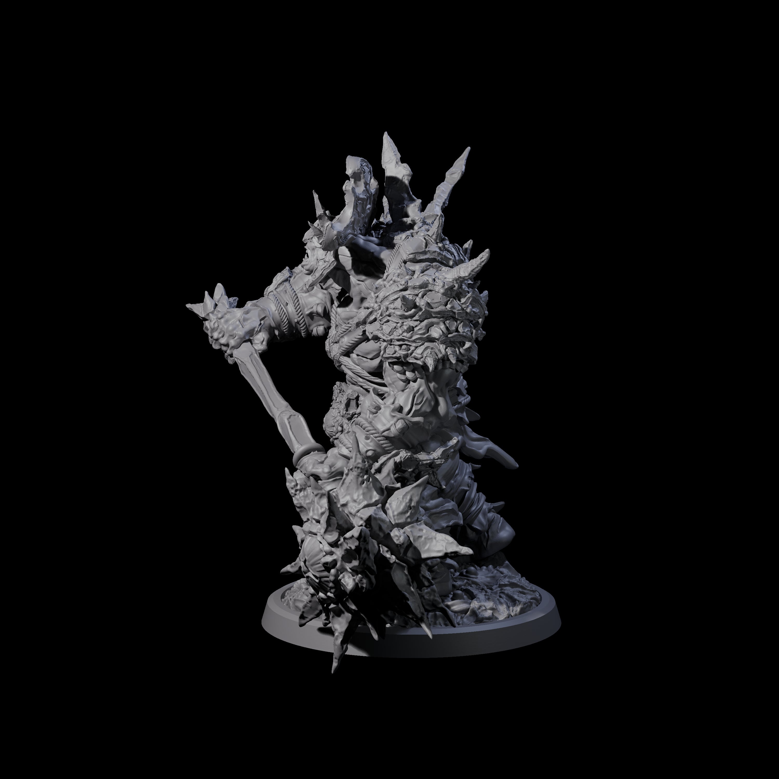 Oceanbound Ogre B Miniature for Dungeons and Dragons, Pathfinder or other TTRPGs