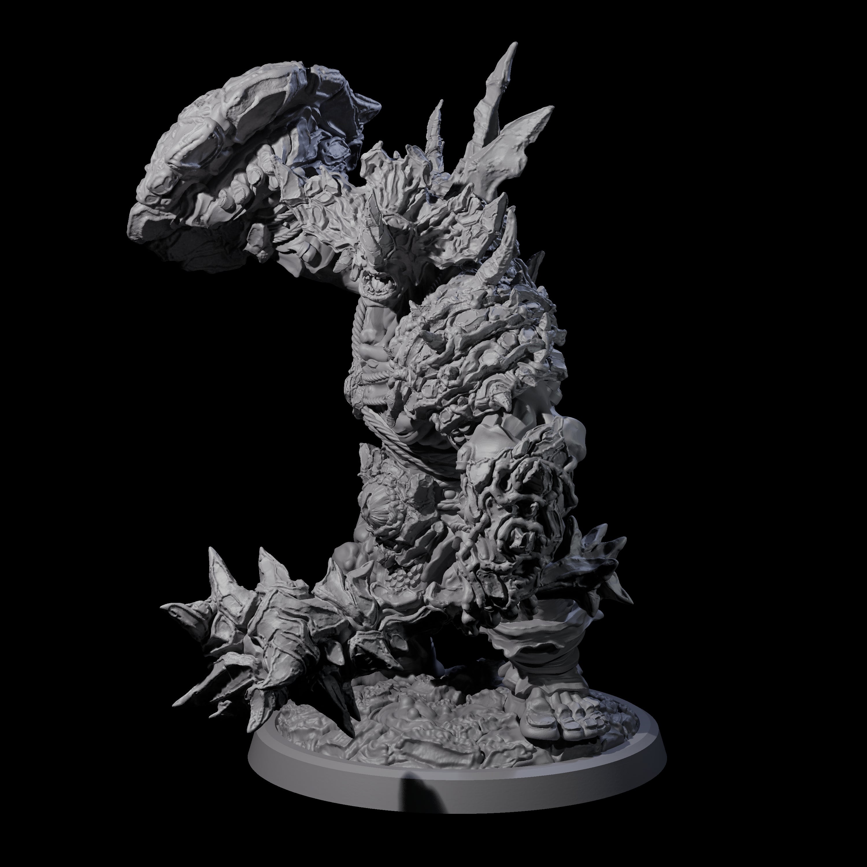 Oceanbound Ogre C Miniature for Dungeons and Dragons, Pathfinder or other TTRPGs