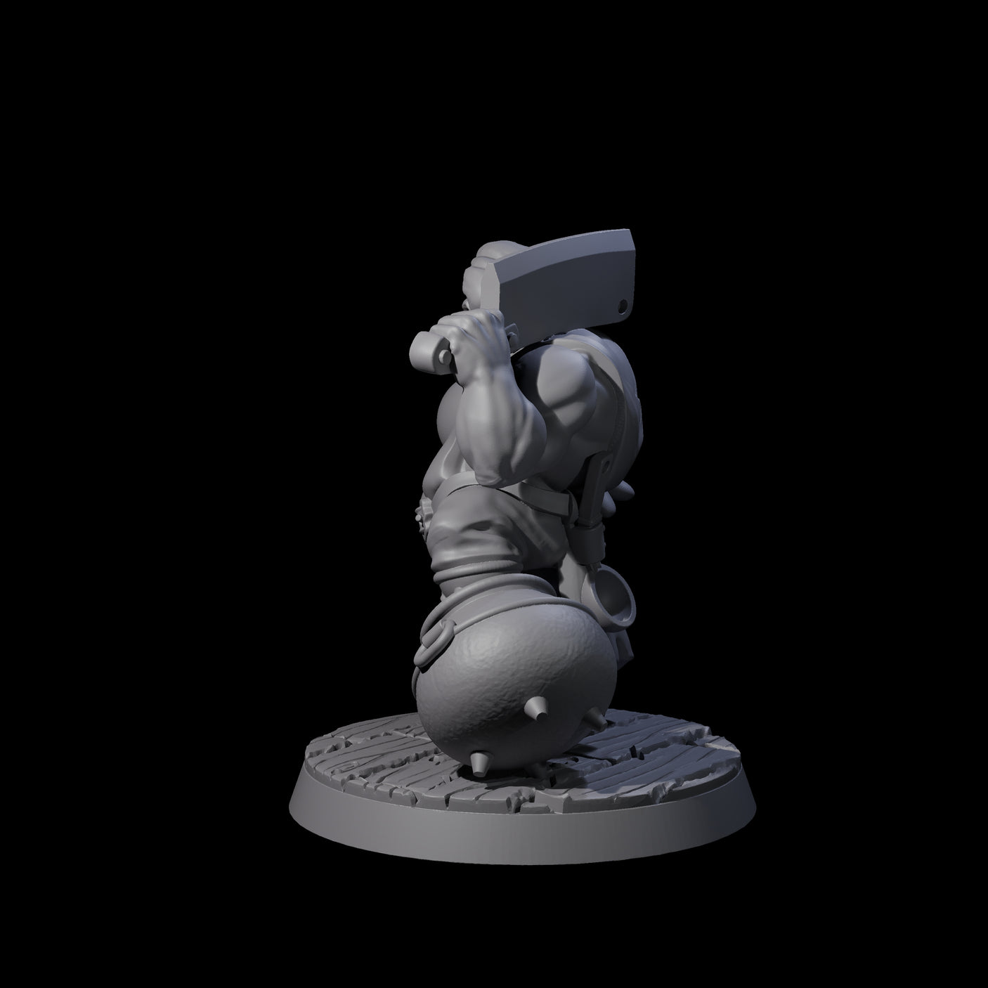 Octopus Loving Pirate Chef Miniature for Dungeons and Dragons, Pathfinder or other TTRPGs