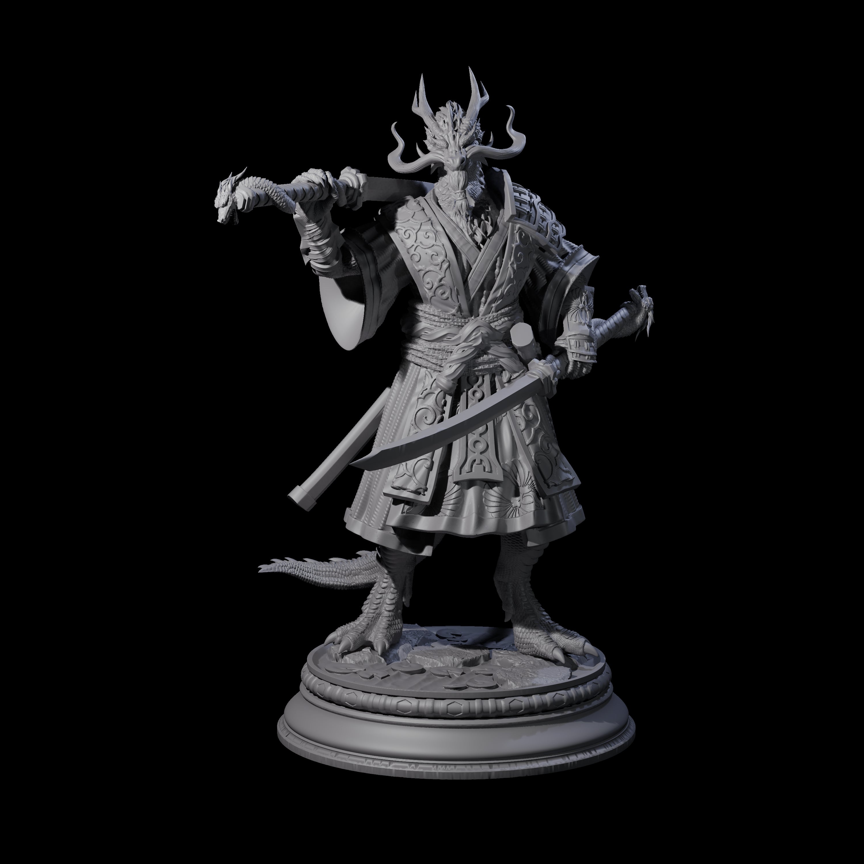 Old Master Monk Miniature for Dungeons and Dragons, Pathfinder or other TTRPGs