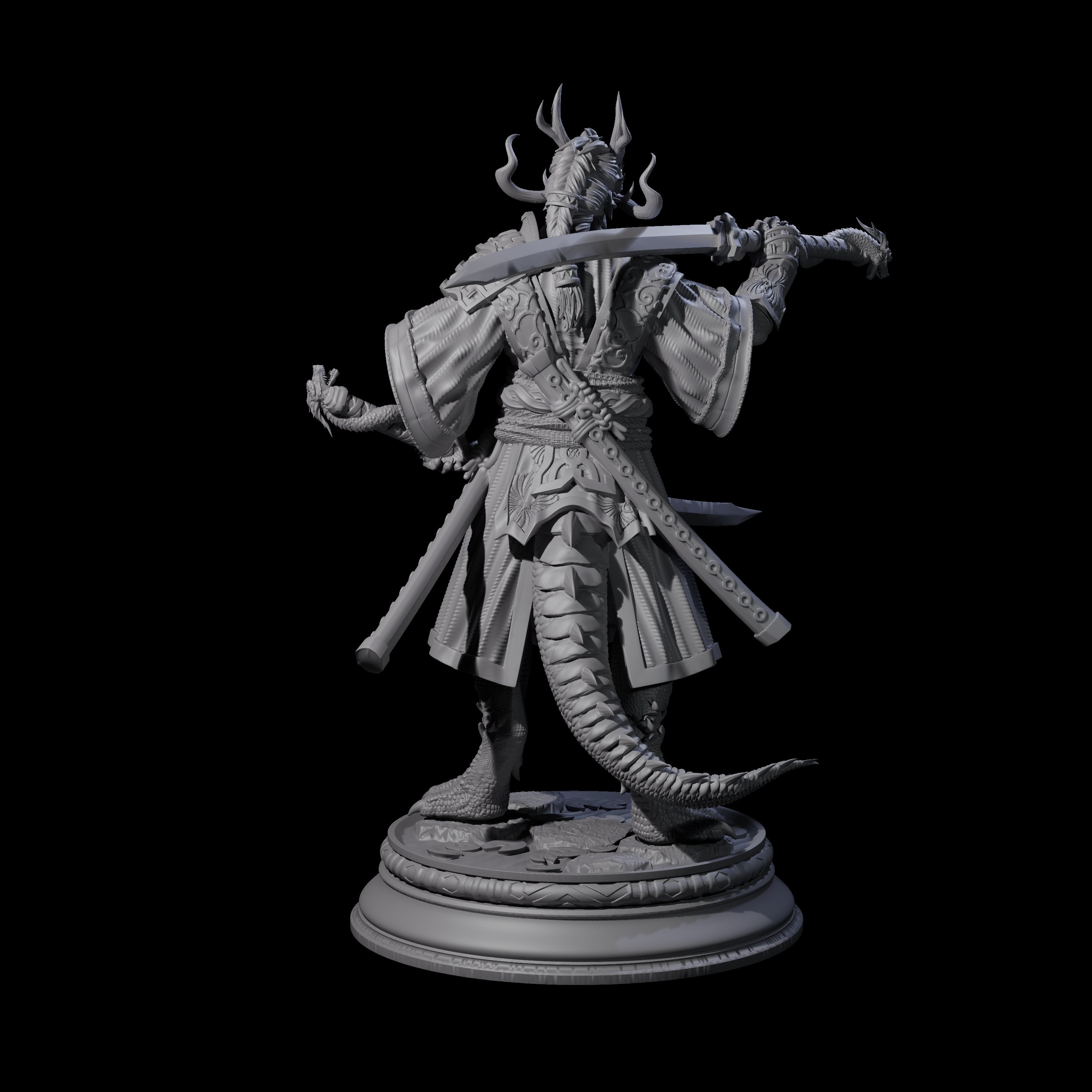 Old Master Monk Miniature for Dungeons and Dragons, Pathfinder or other TTRPGs