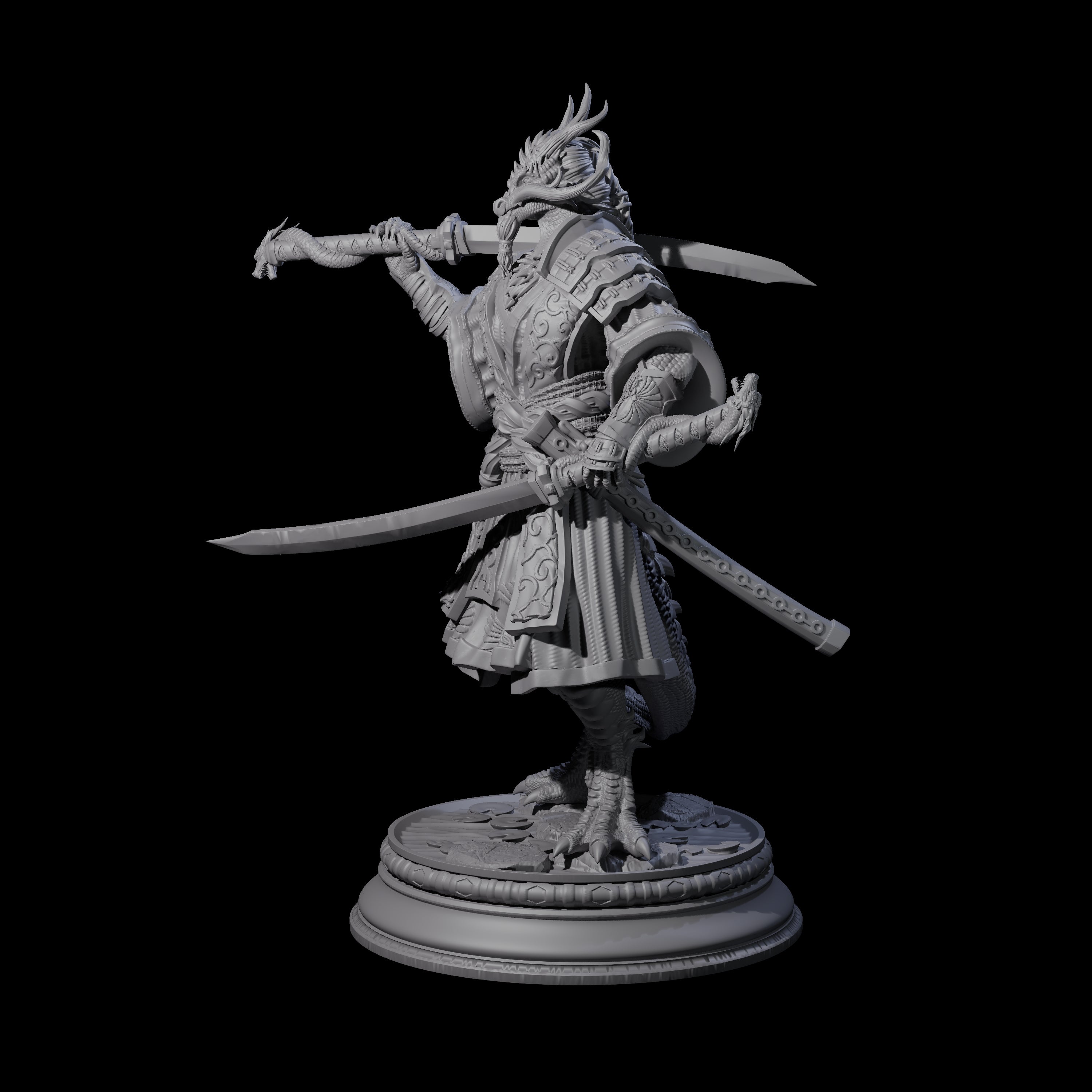 Old Master Monk Miniature for Dungeons and Dragons, Pathfinder or other TTRPGs