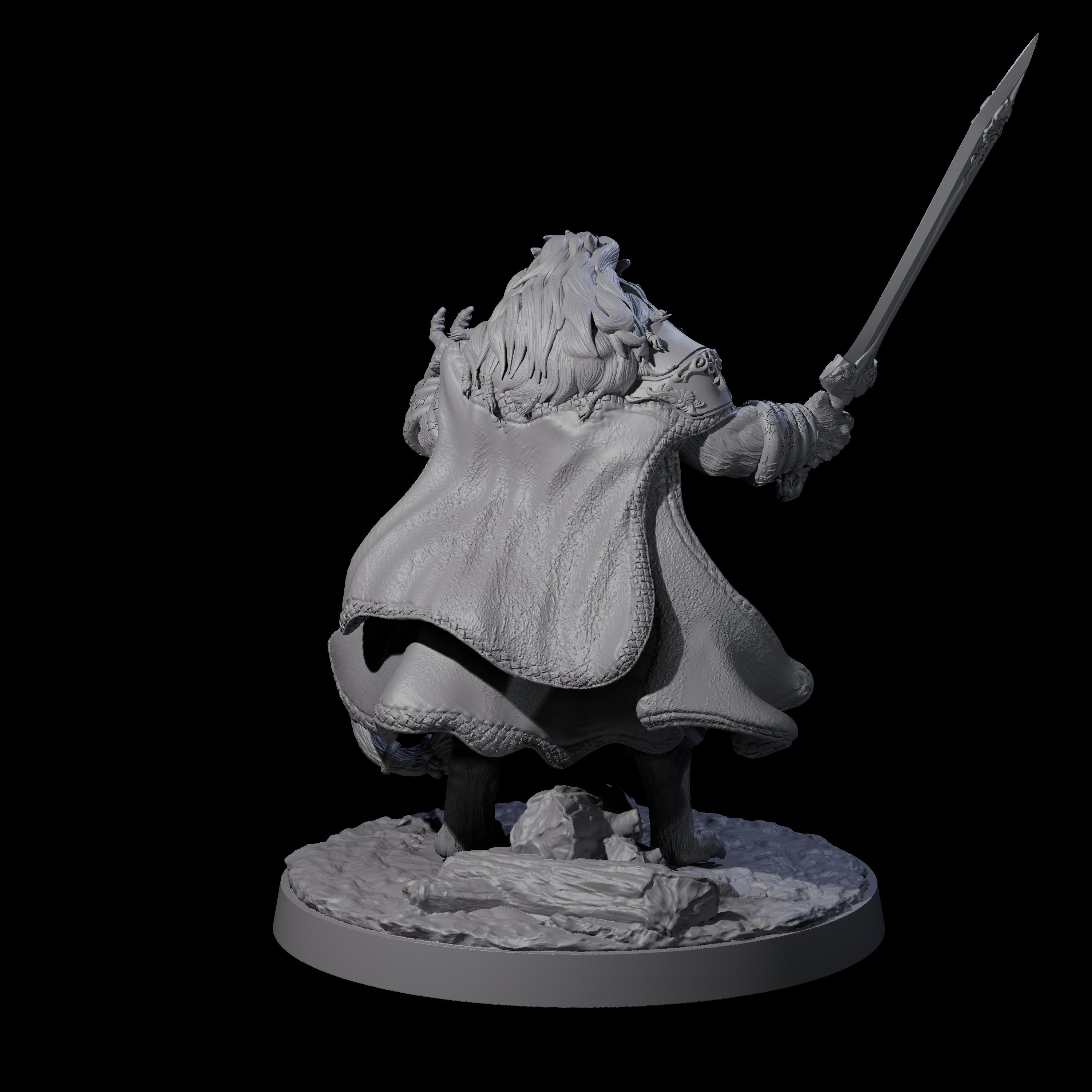 Omari - Roaring Rakshasa Miniature for Dungeons and Dragons, Pathfinder or other TTRPGs