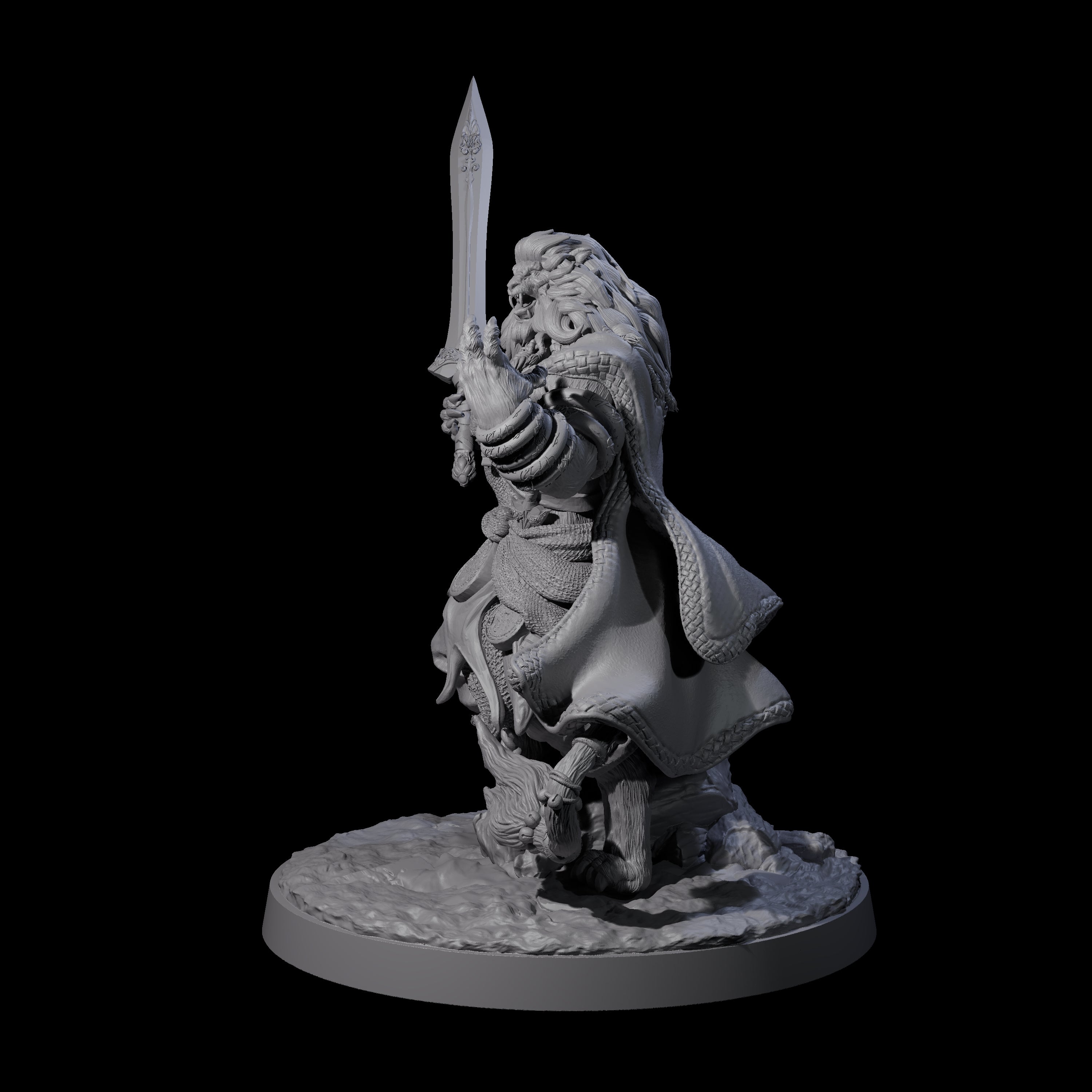 Omari - Roaring Rakshasa Miniature for Dungeons and Dragons, Pathfinder or other TTRPGs