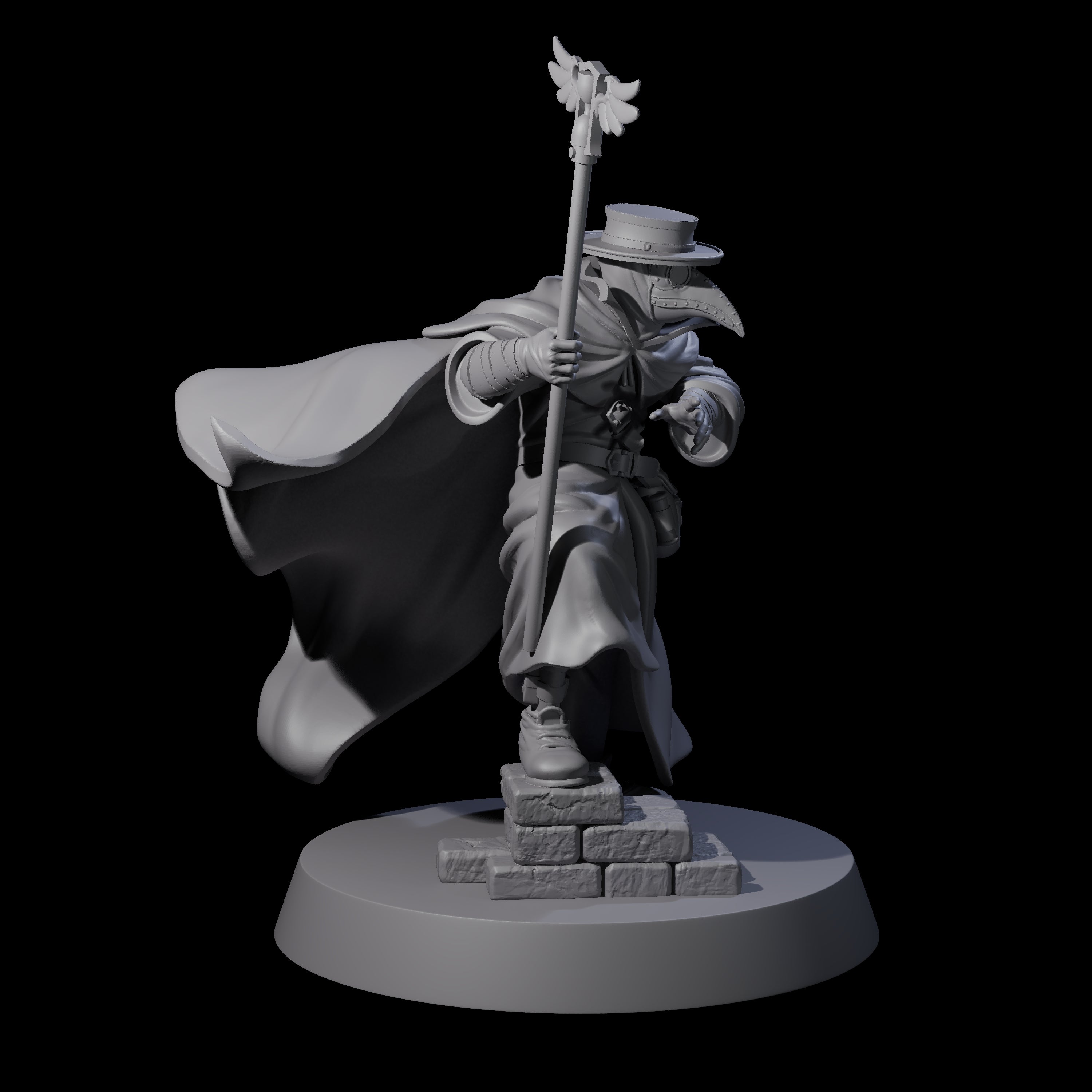 On Call Plague Doctor Miniature for Dungeons and Dragons, Pathfinder or other TTRPGs