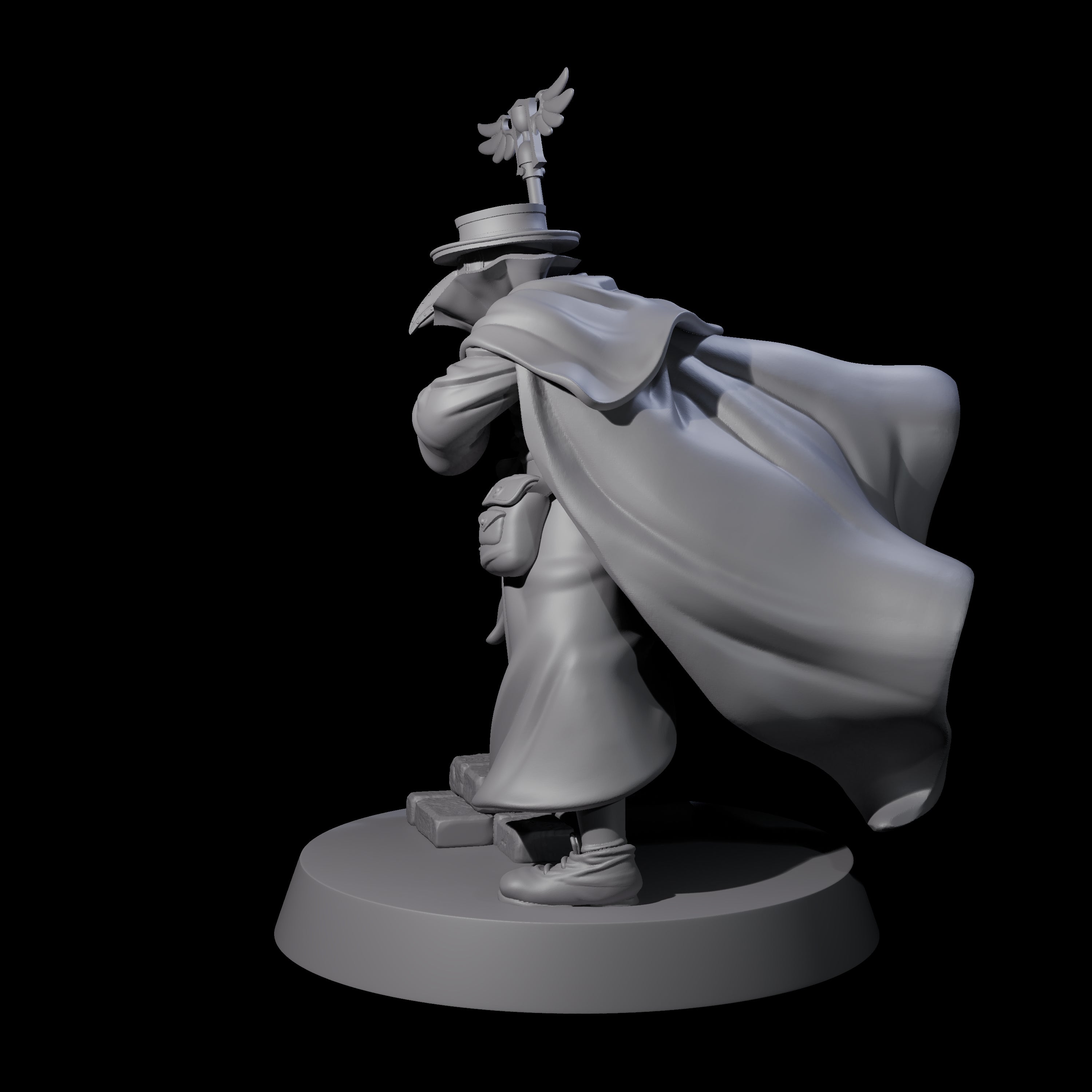 On Call Plague Doctor Miniature for Dungeons and Dragons, Pathfinder or other TTRPGs