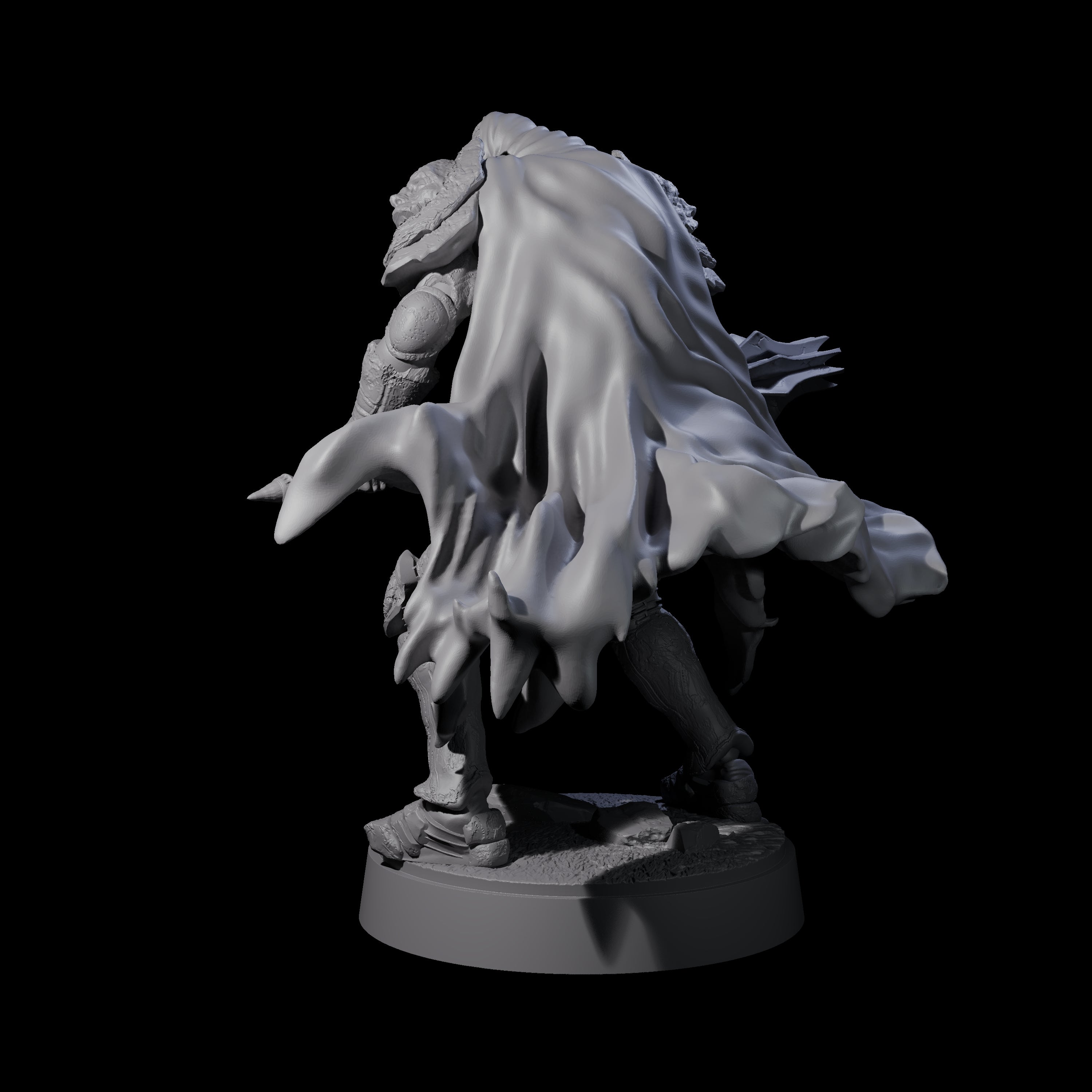On Guard Death Knight C Miniature for Dungeons and Dragons, Pathfinder or other TTRPGs
