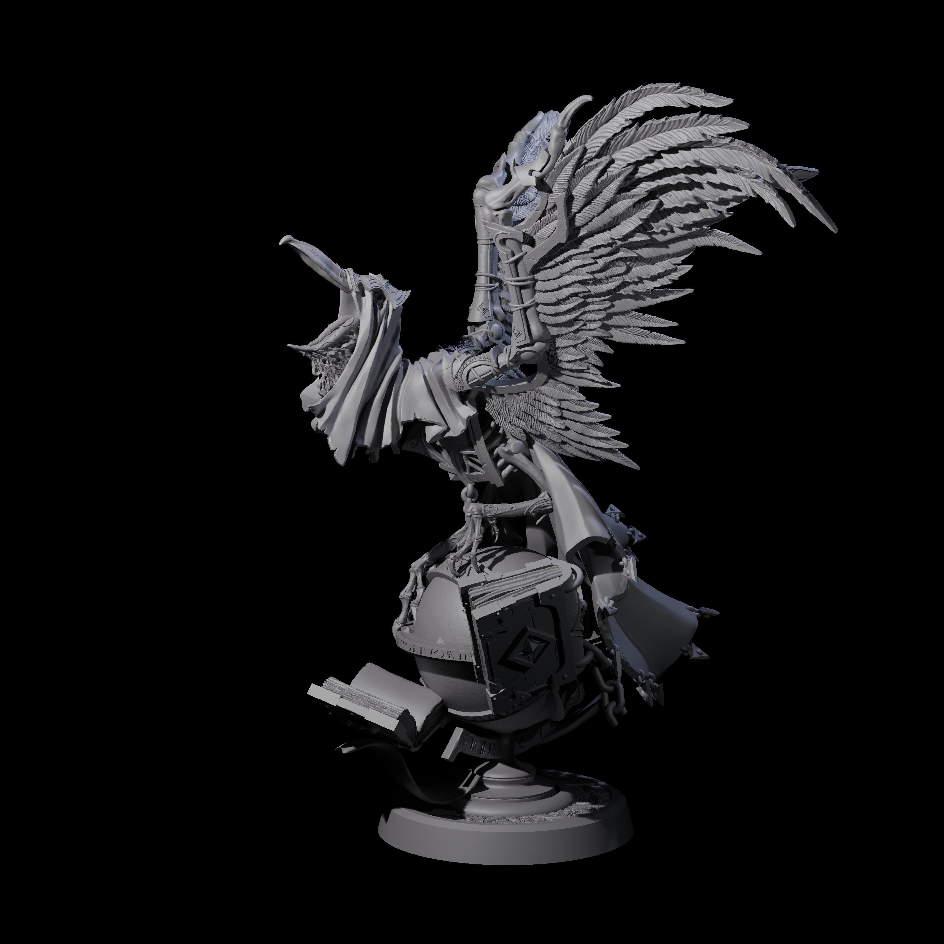 Onocrotalos - Undead Bird God Miniature for Dungeons and Dragons, Pathfinder or other TTRPGs